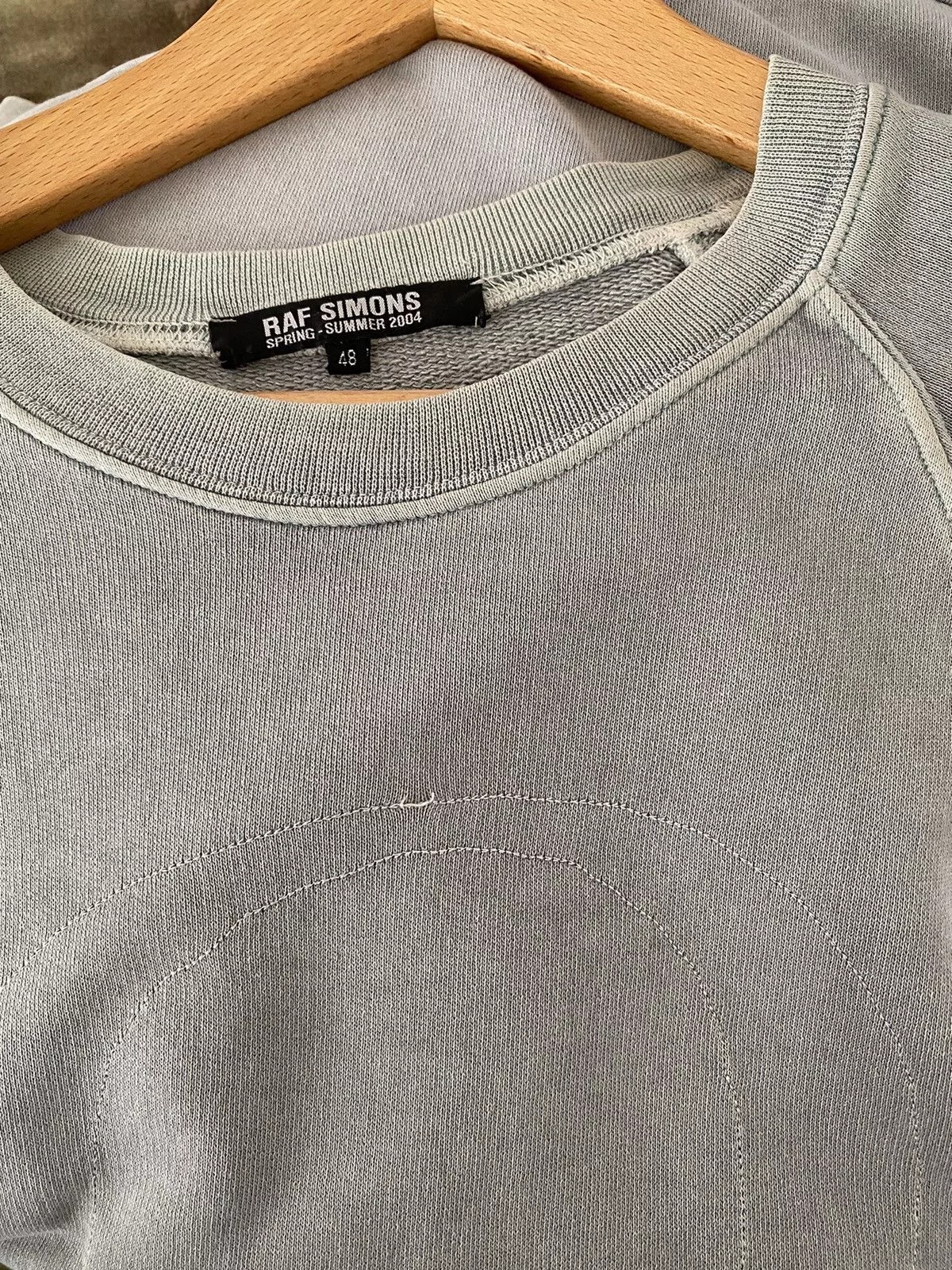 Raf Simons Sweatshirts Hoodies Raf Simons Blue grey, ‘Unbroken’ sweatshirt from spring summer 2004 Gray