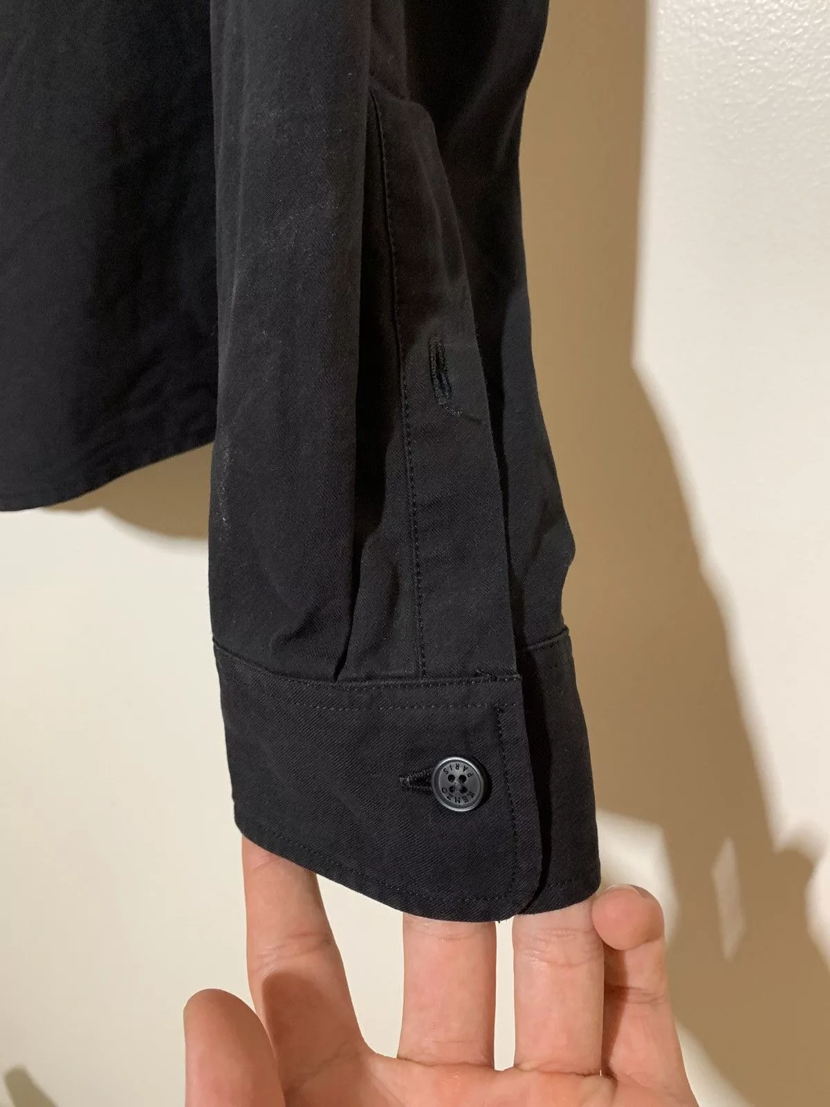Kenzo Shirts Button Ups Kenzo Black Logo Crest Button Up
