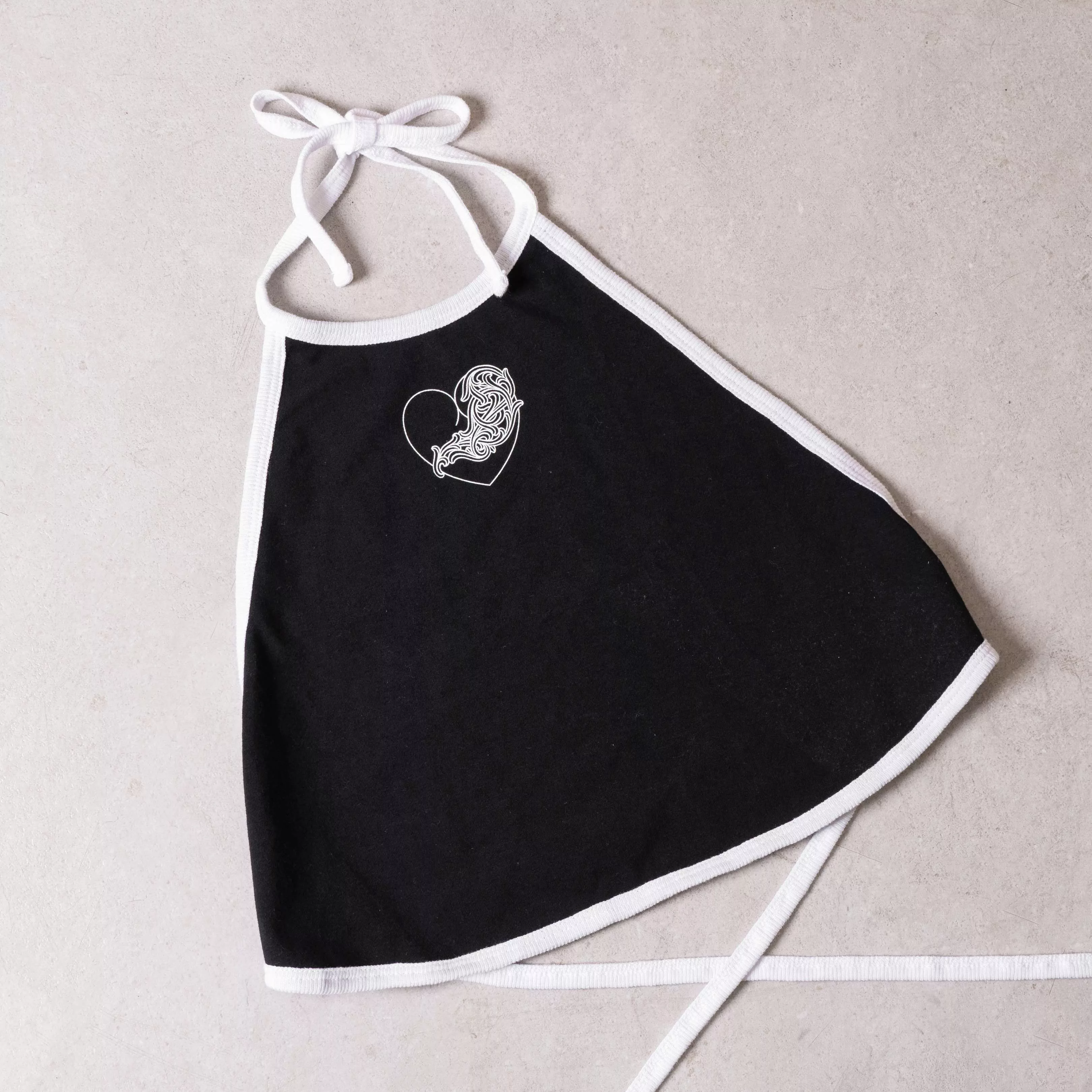 Chrome Hearts Crop Tops Chrome Hearts Roller Skates Halter black