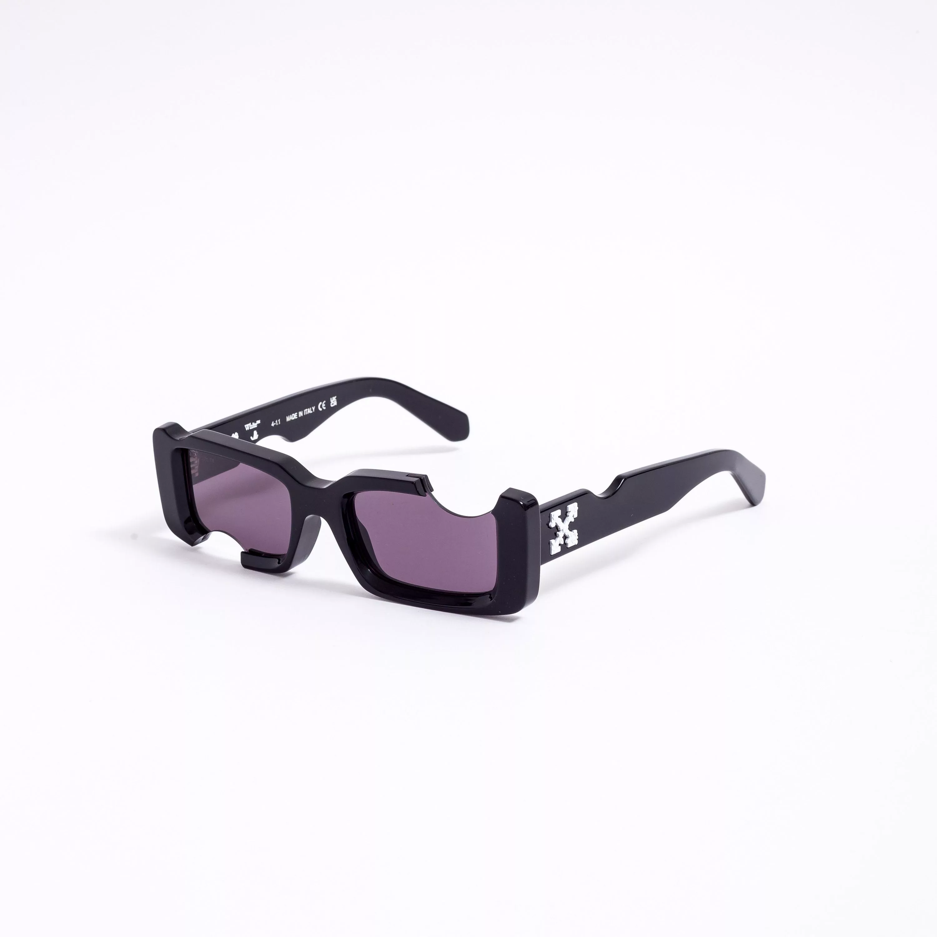 Off-White Sunglasses Off-White OFF WHITE Cady Cut-Out Rectangular-Frame Sunglasses Black