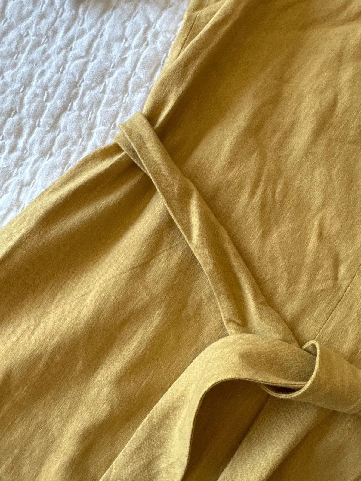 Theory Midi Dresses V Shift Dress from Theory Yellow