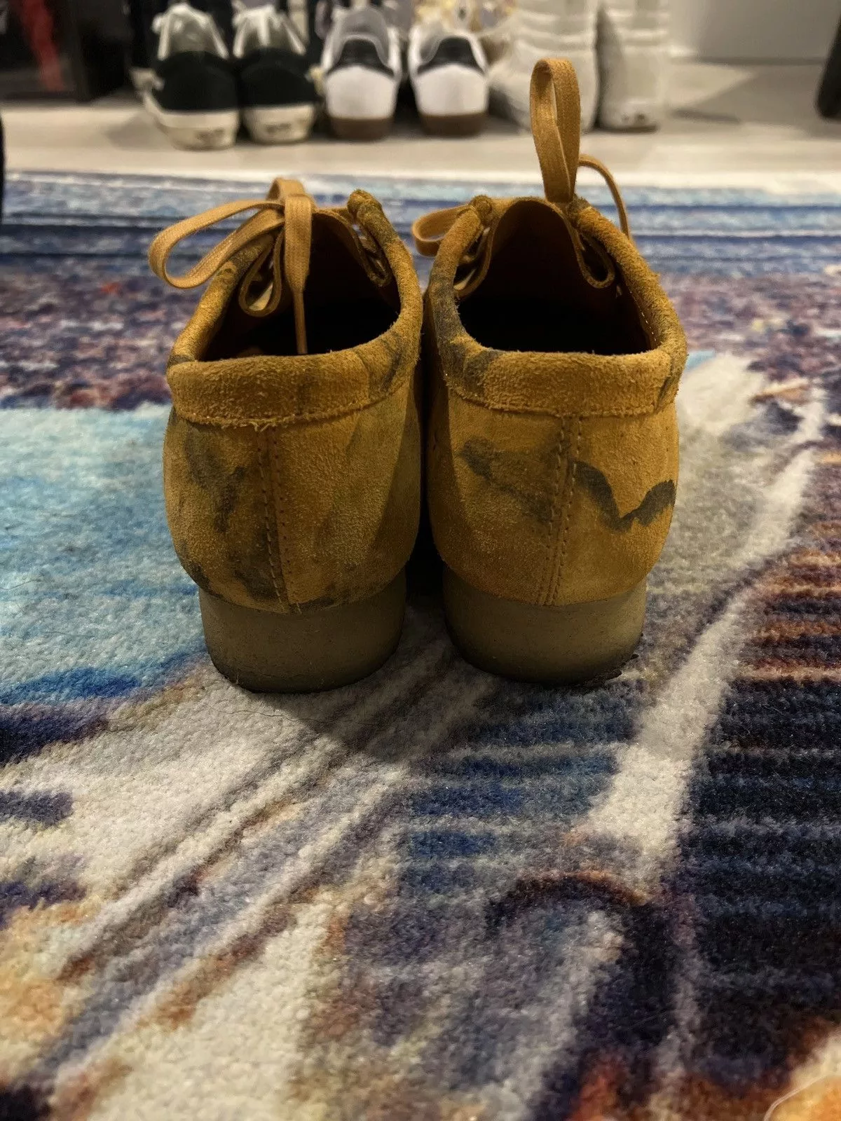 Clarks Boots Clarks Clark Wallabees Orange