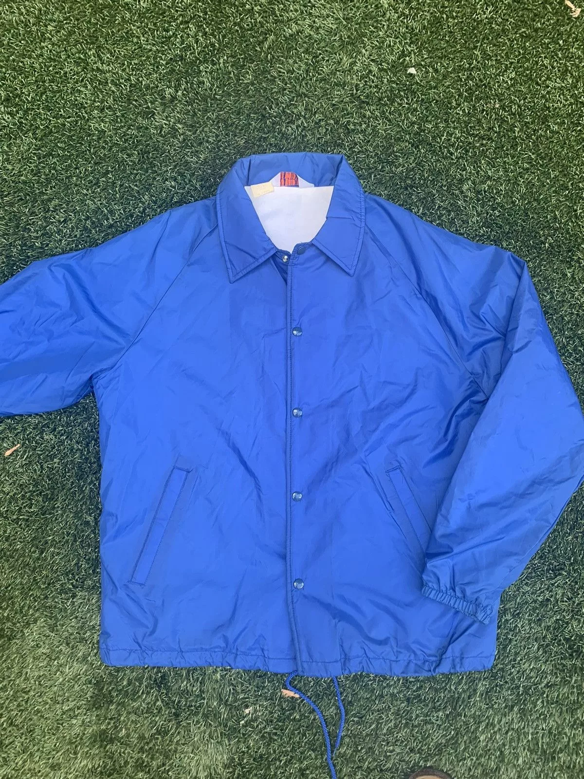 Vintage Raincoats 60s-70s Vintage Rain Jacket Blue