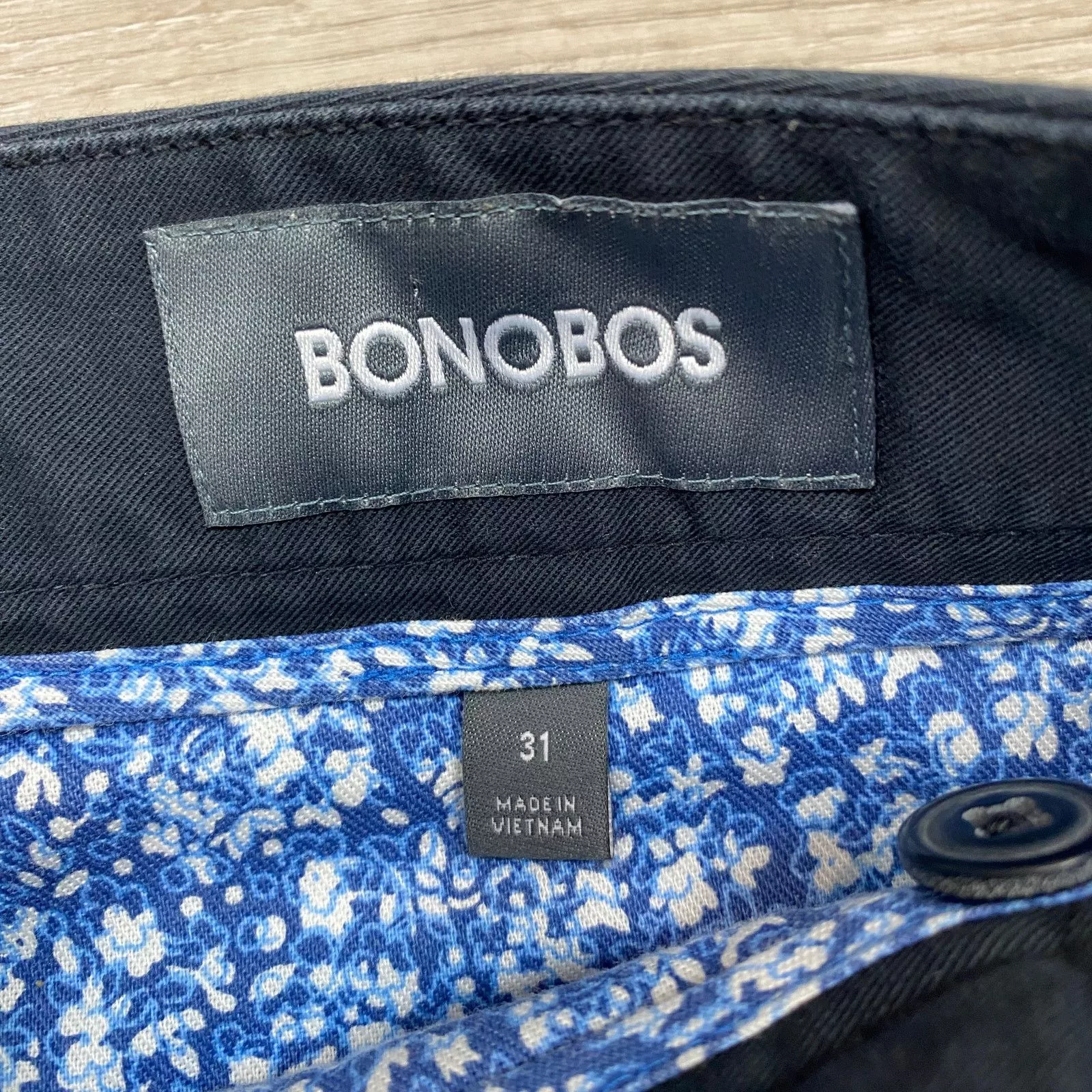 Bonobos Shorts Bonobos 9" Chino Shorts Men's 31 Preppy Casual Golf Blue