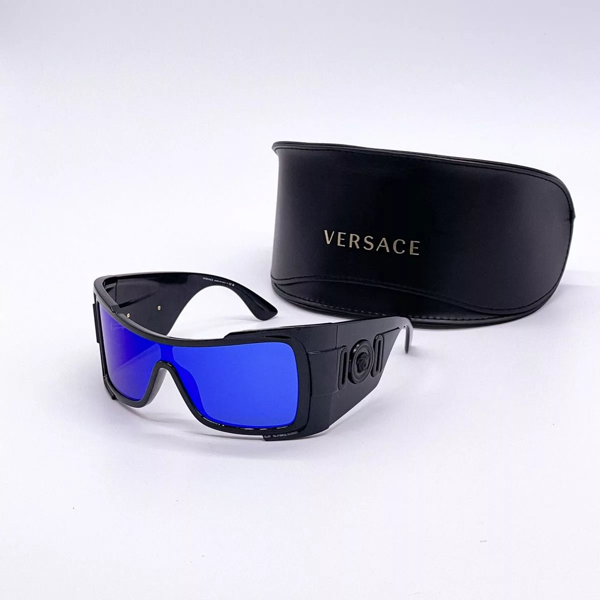 Versace Sunglasses NEW VE4451 GB1/55 UNISEX SHIELD SUNGLASSES VERSACE MOD 4451 Black
