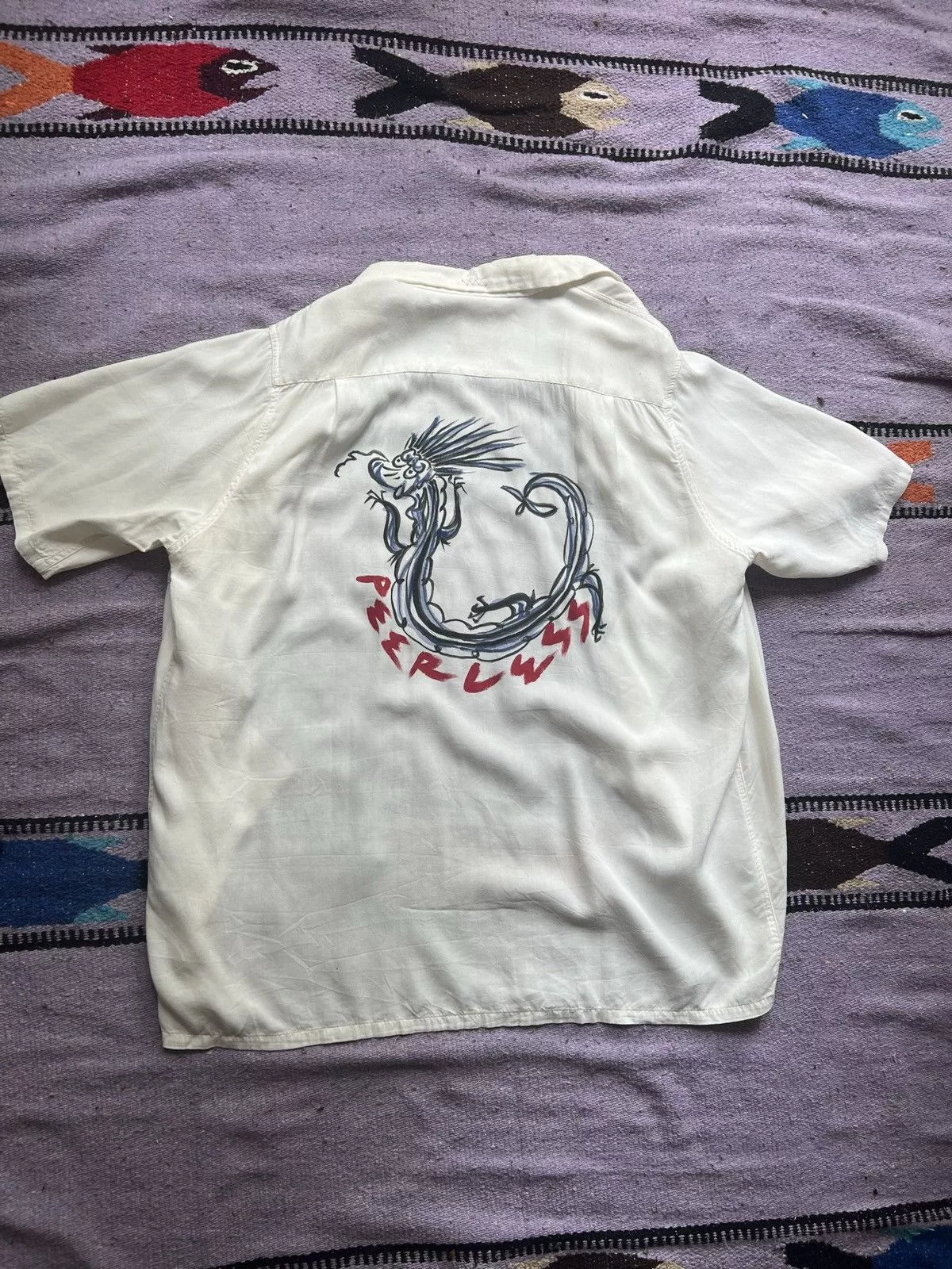 Visvim Shirts Button Ups Visvim Hand painted button up White