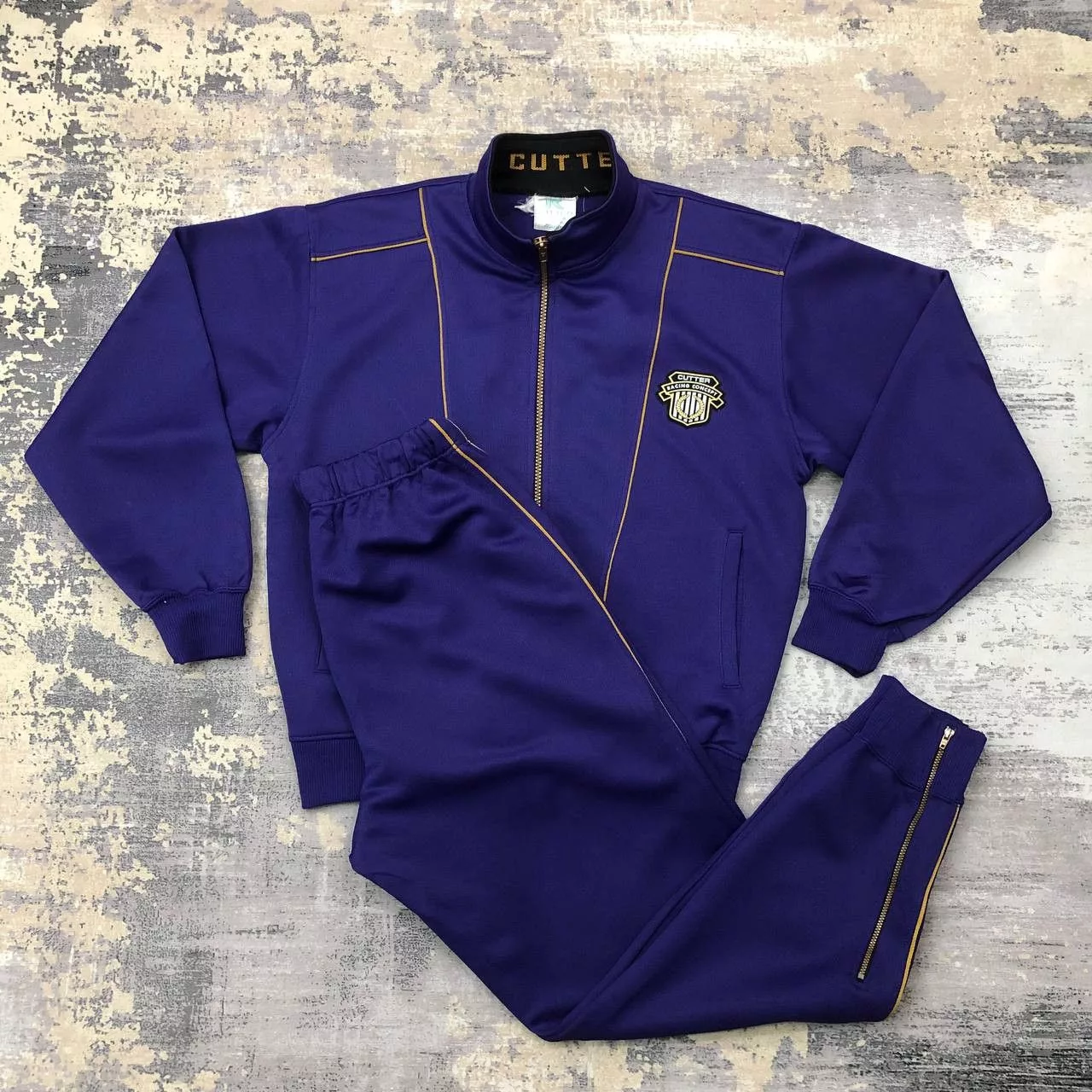 Mizuno Light Jackets Mizuno × Vintage Y310 VTG MIZUNO X RACING CONCEPT JACKET AND TRACKSUIT PANT Blue