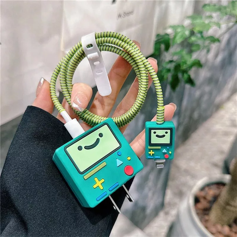 Other Miscellaneous Other Adventure Time BMO iPhone Charger Cable Protectors Green