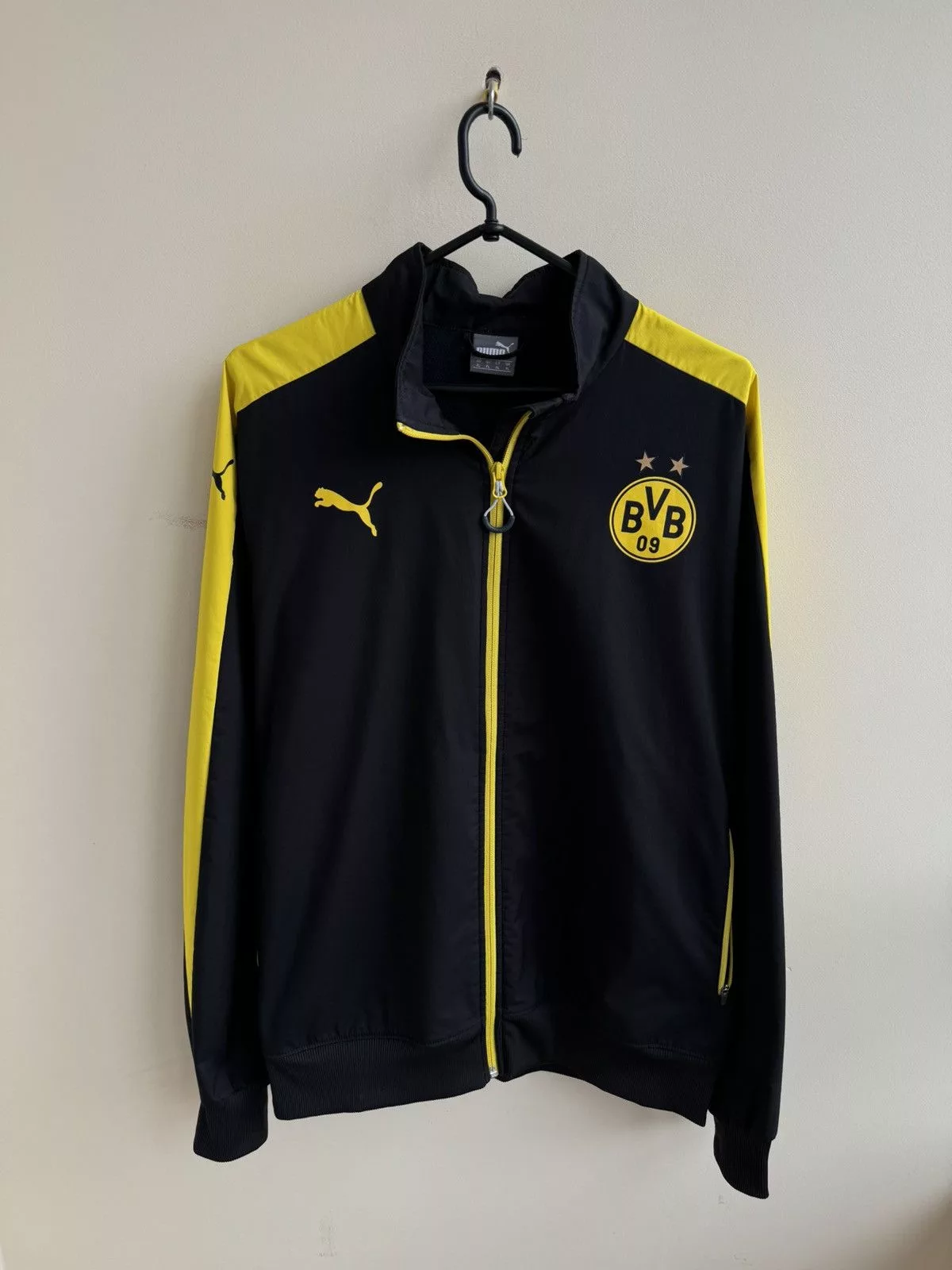 Puma Light Jackets Puma BVB jersey jacket Borussia Dortmund Zip Up Training Track XL Black