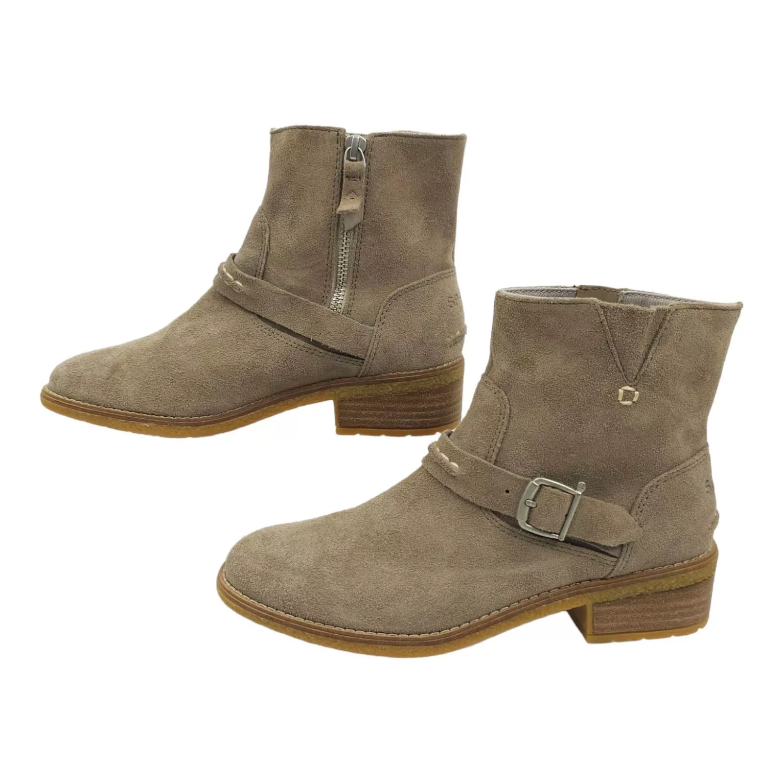 Sperry Boots Sperry Side Zip Suede Ankle Boots Womens Size US 6.5 UK 4 Brown