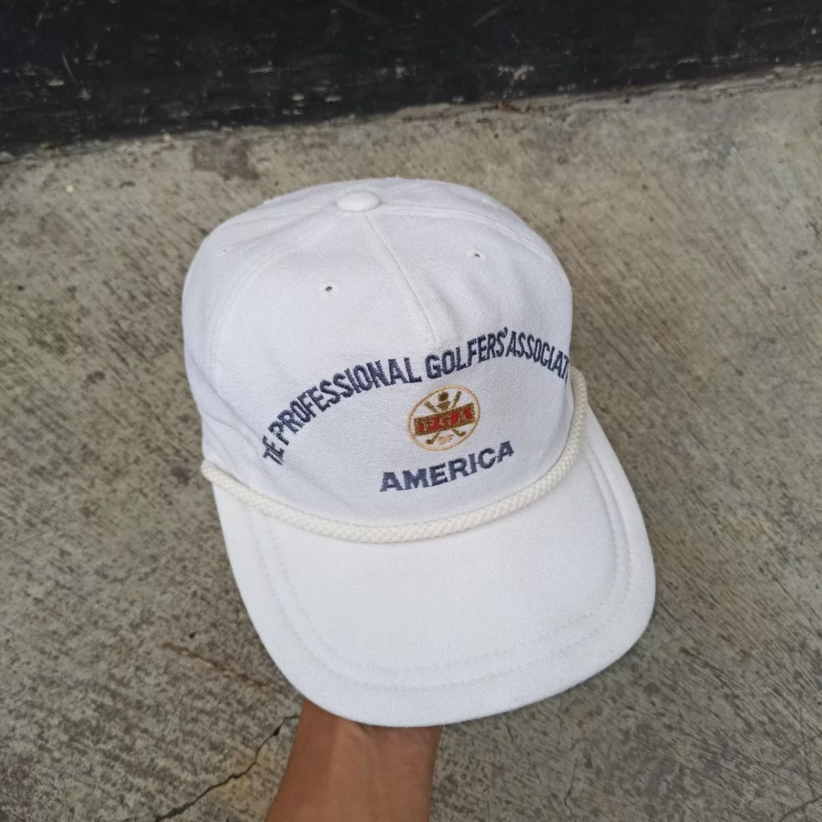 Vintage Hats VINTAGE PGA hat official tag White