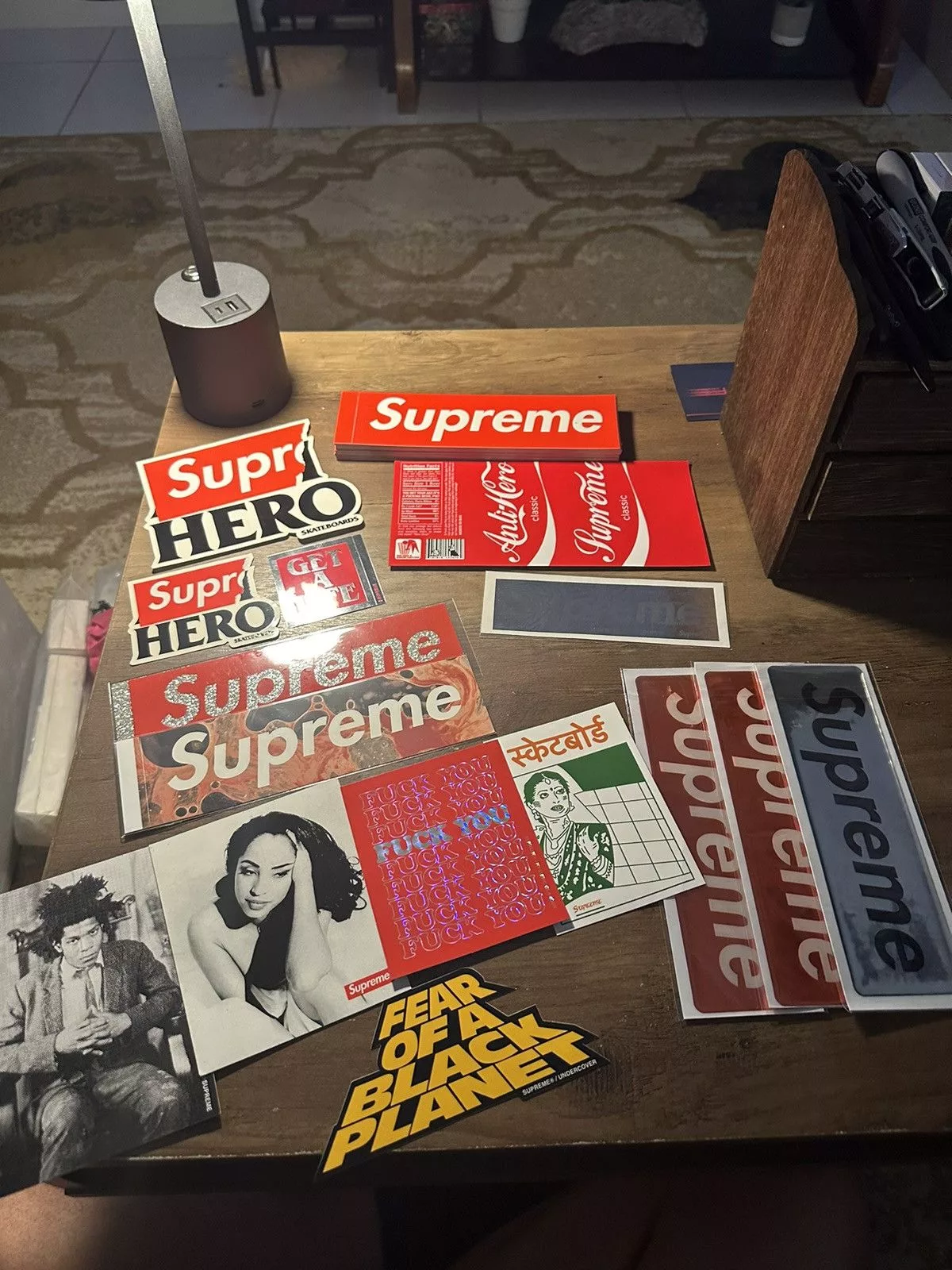 Supreme Supreme Supreme Stickers from Various Seaons Multi