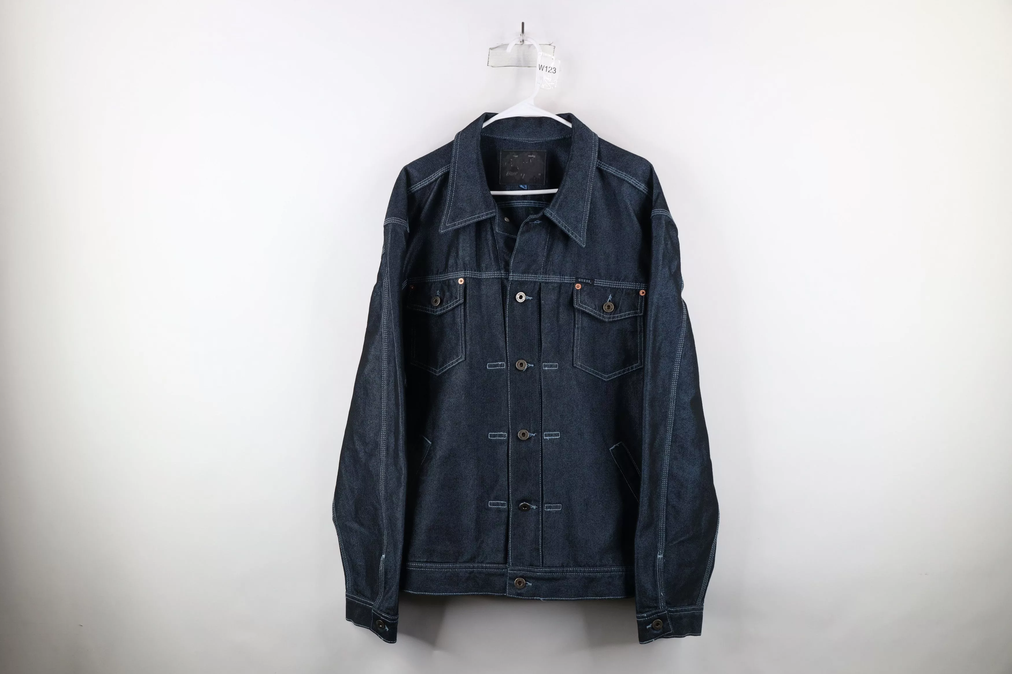 Guess Light Jackets Guess × Vintage Vintage 90s Guess Jeans Out Denim Jean Trucker Jacket USA Blue