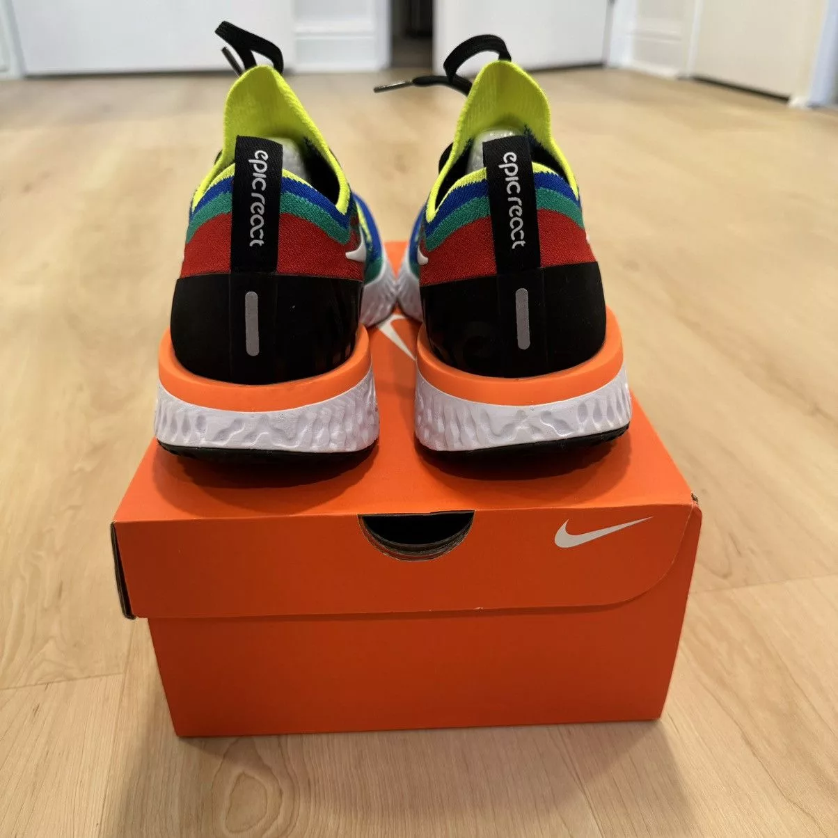 Nike Low Top Sneakers NIKE EPIC REACT FLYKNIT BELGIUM Green