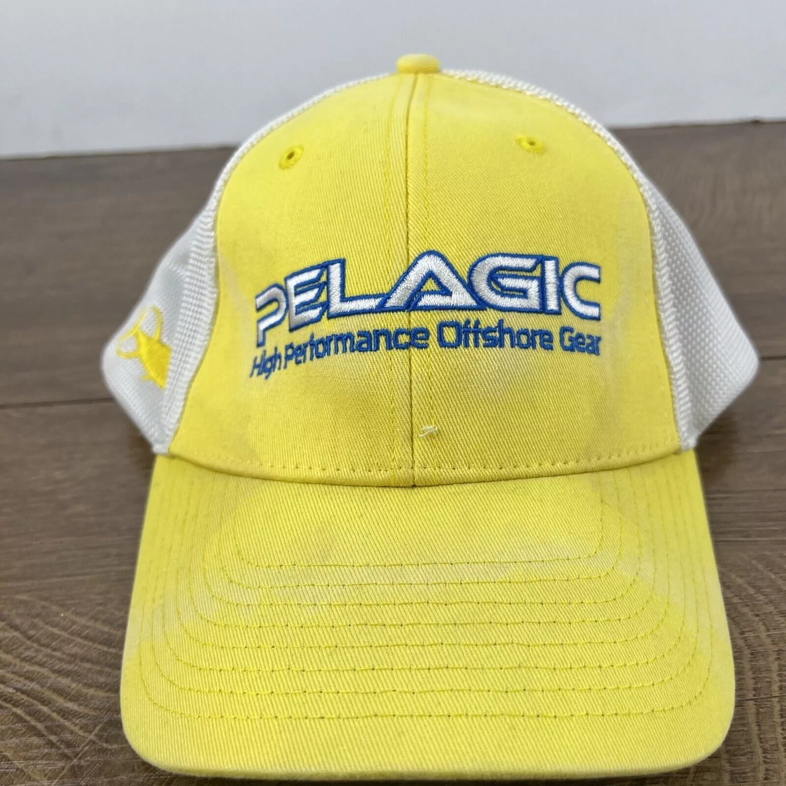 Other Hats Other Pelagic Hat Pelagic Baseball Hat Yellow Cap Adjustable Yello