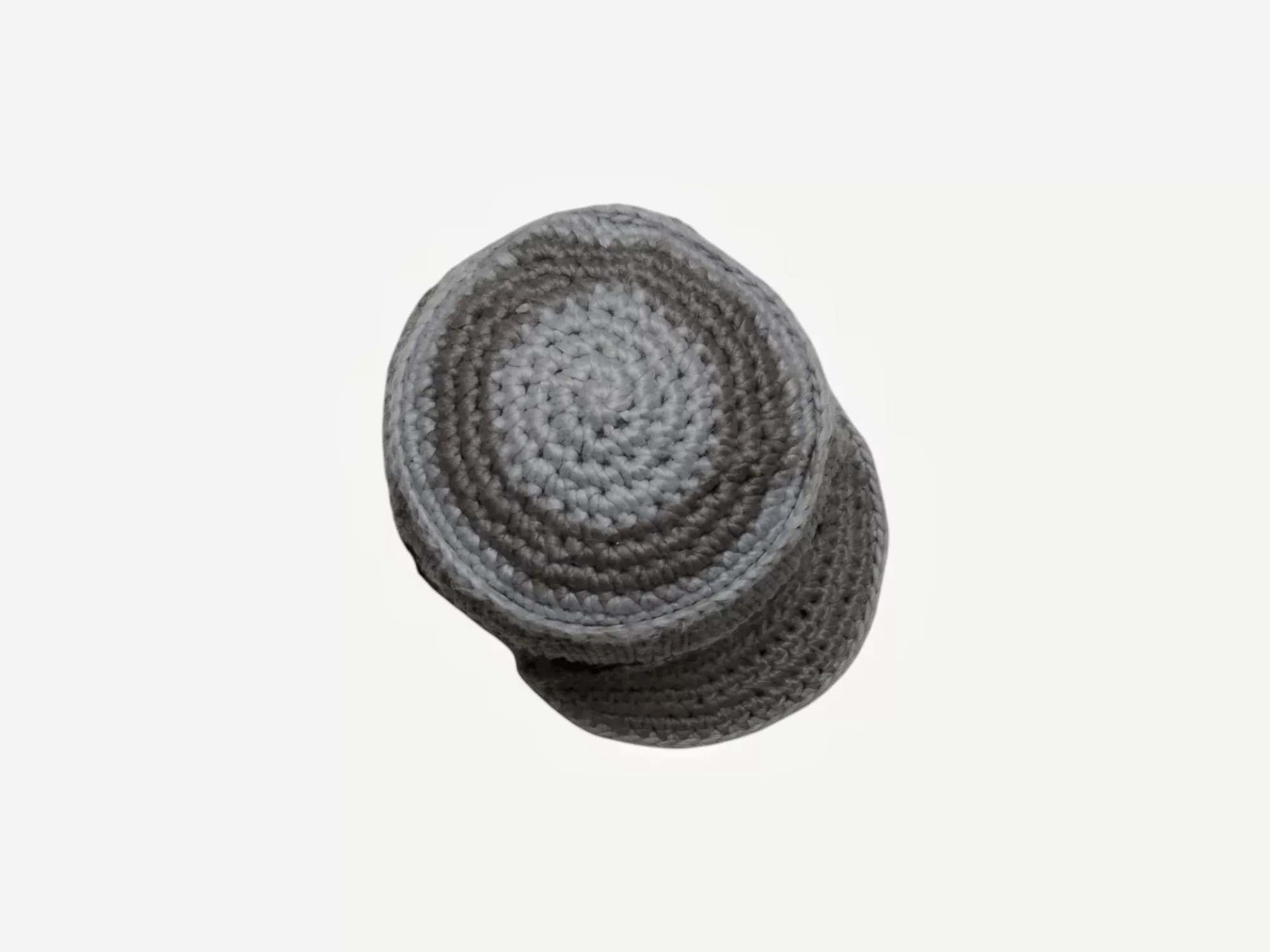 Global Work Hats Global Work × Japanese Brand RARE GLOBAL WORK KNITTED BEANIE HAT Gray Streetwear