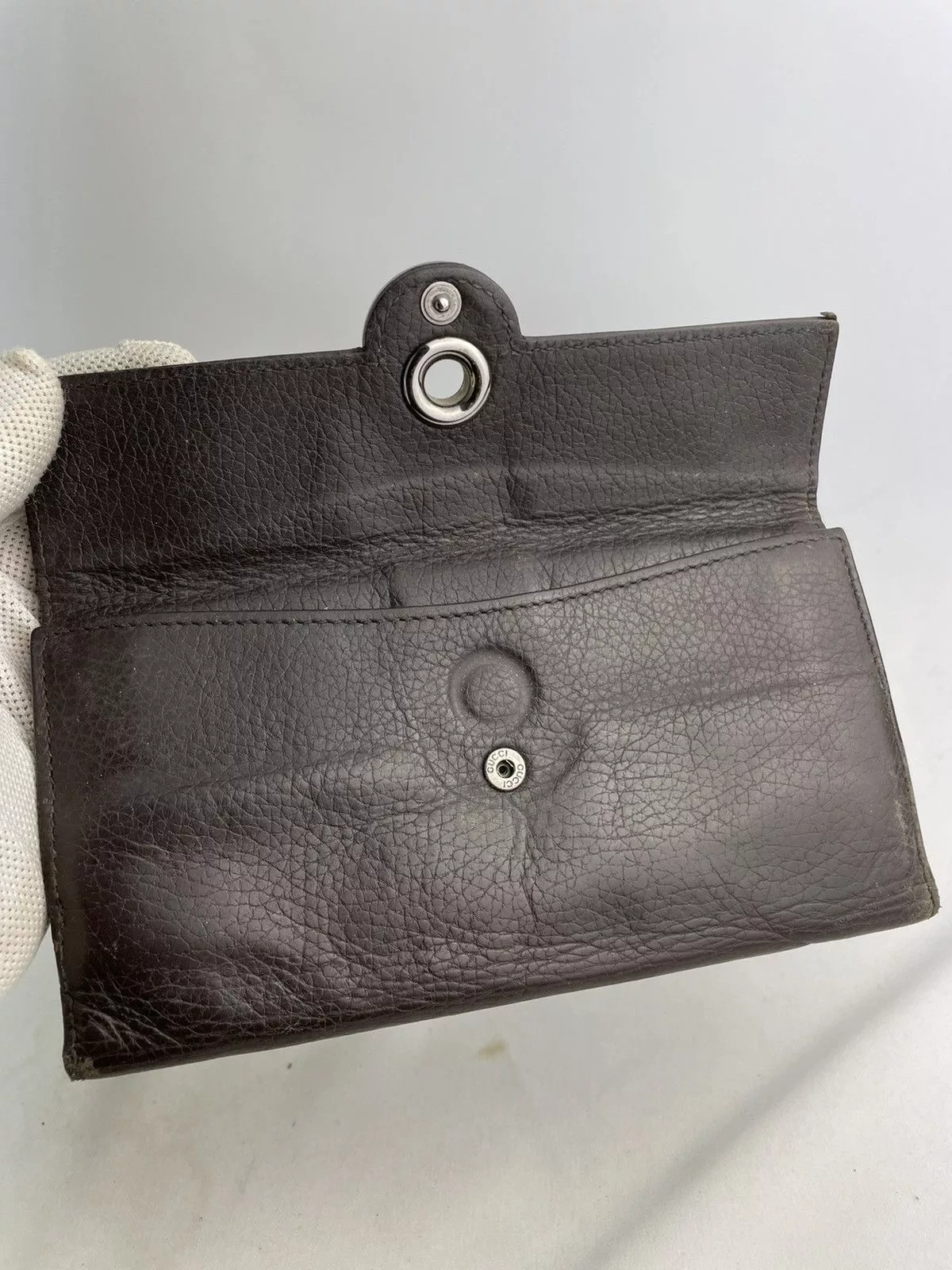 Gucci Wallets ❌Last Drop❌ Auth Vintage Gucci Brown Leather Long wallet