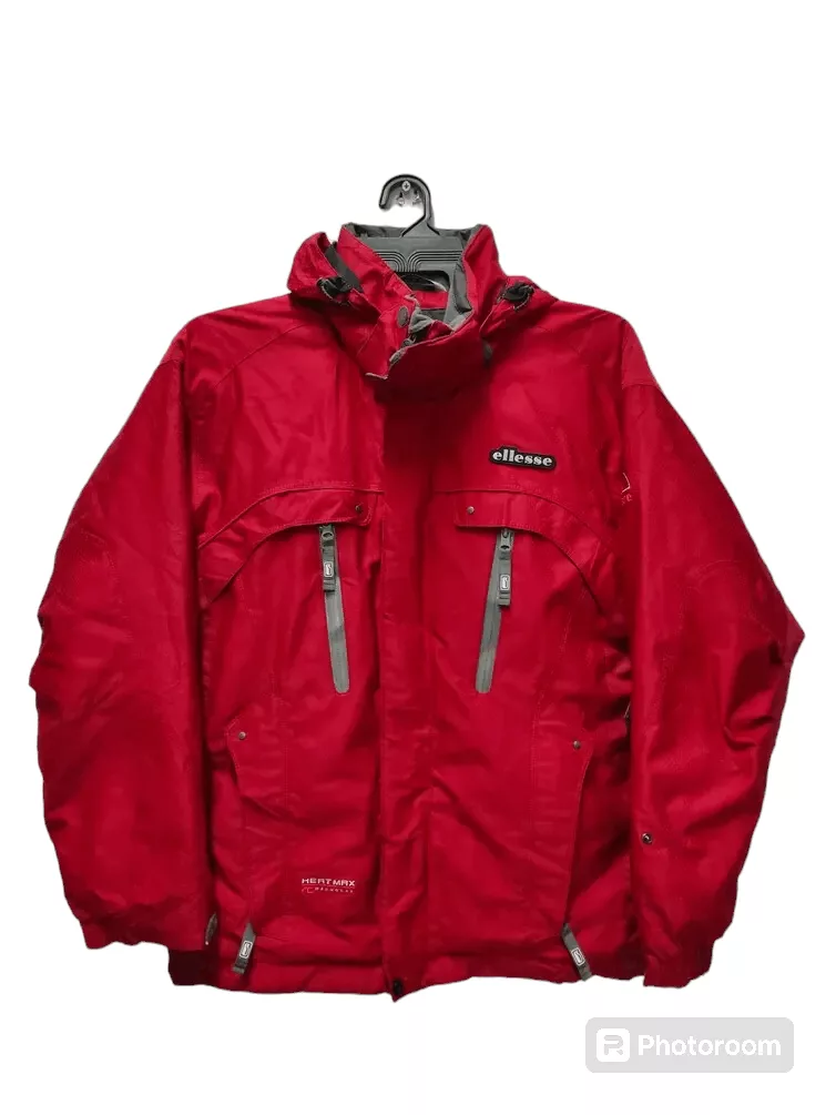 Ellesse Bombers Vintage Ellesse bomber ski jacket Red