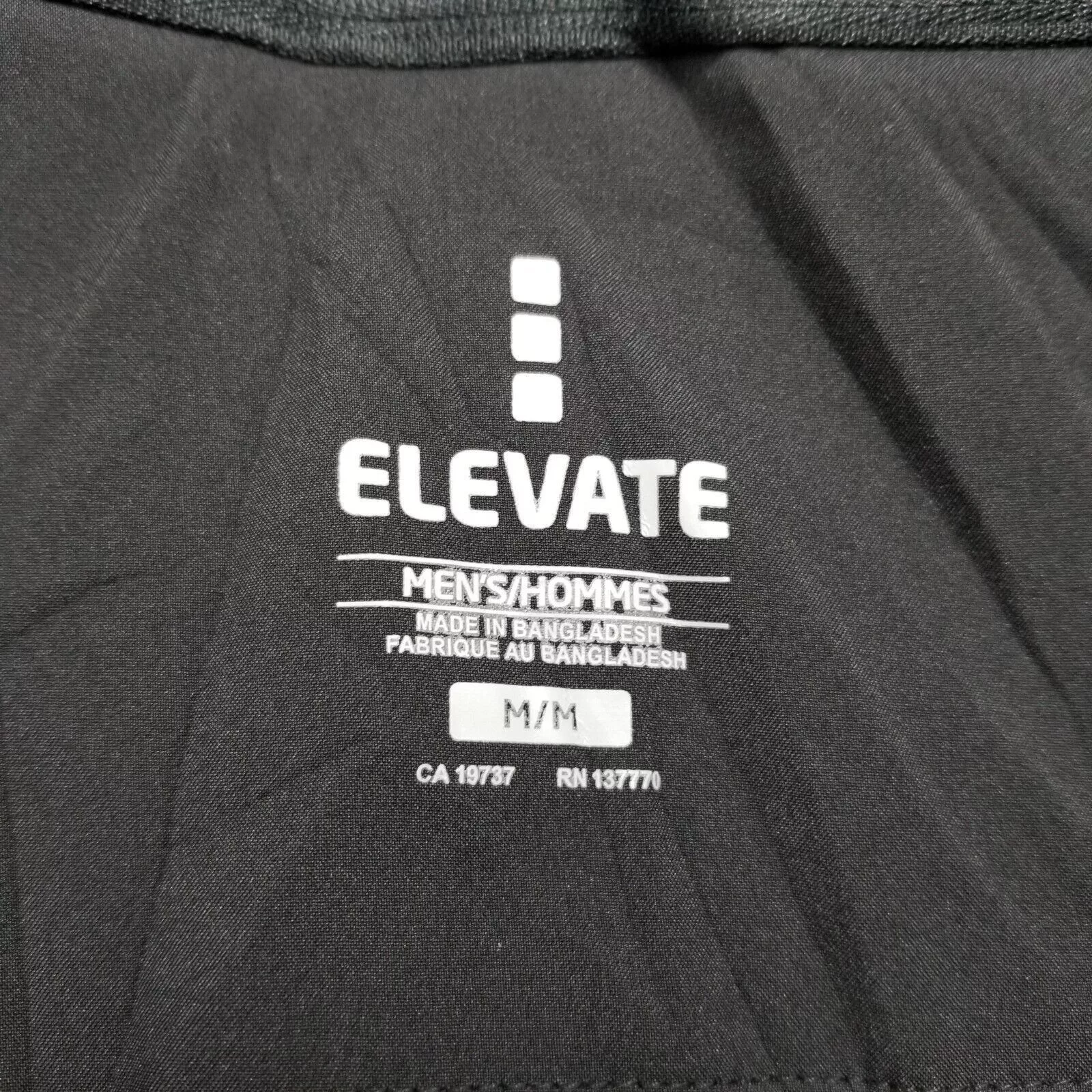 Other Light Jackets Other Elevate Jacket Men Medium Pockets Full Zip Windbreaker Black