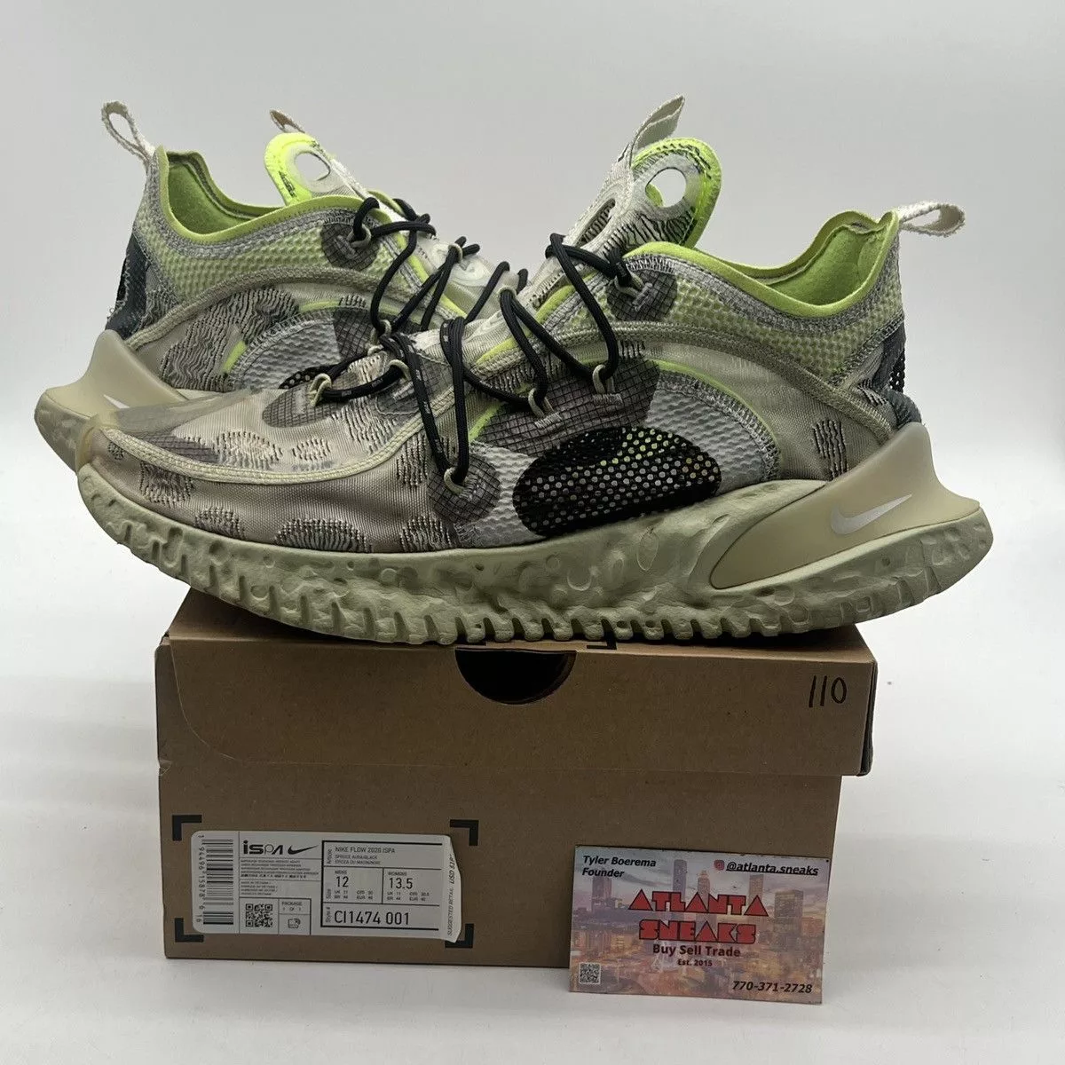 Nike Low Top Sneakers Nike Ispa flow spruce aura Green