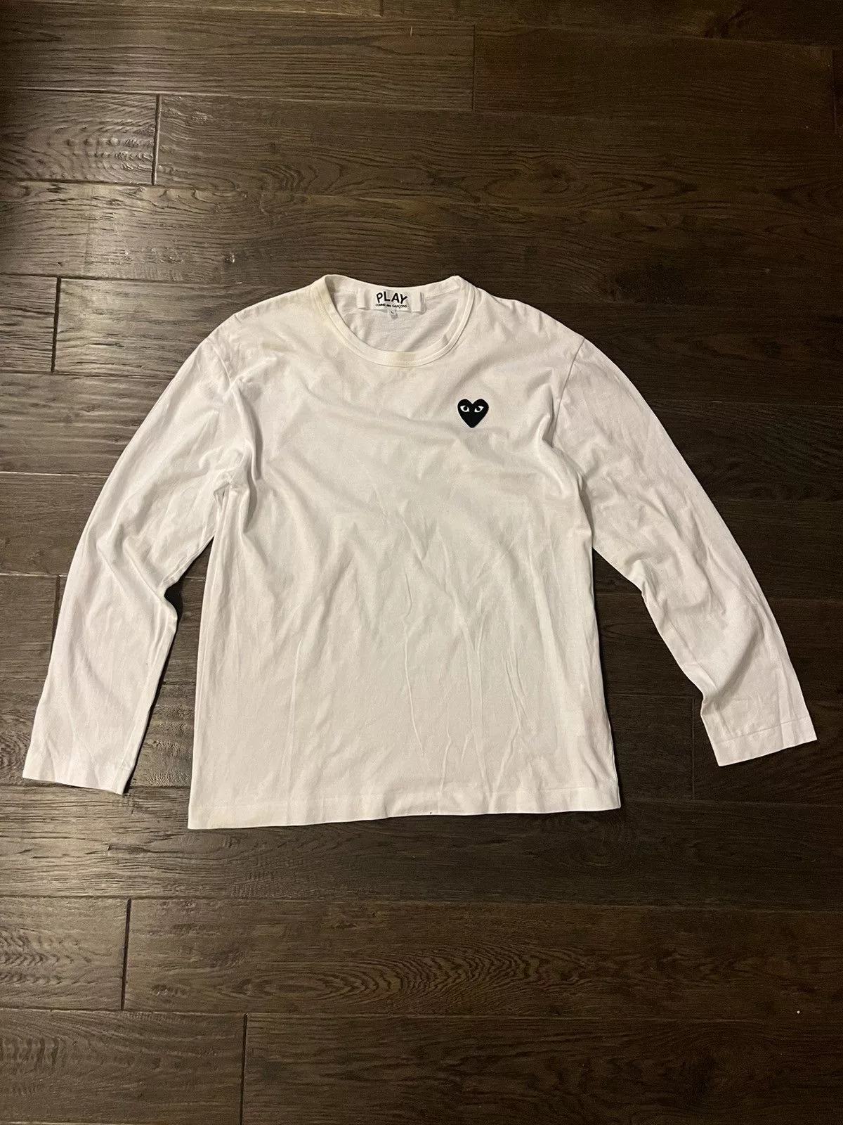 Comme des Garcons Long Sleeve T Shirts Comme des Garcons × Japanese Brand CDG LONGSLEEVE T SHIRT White