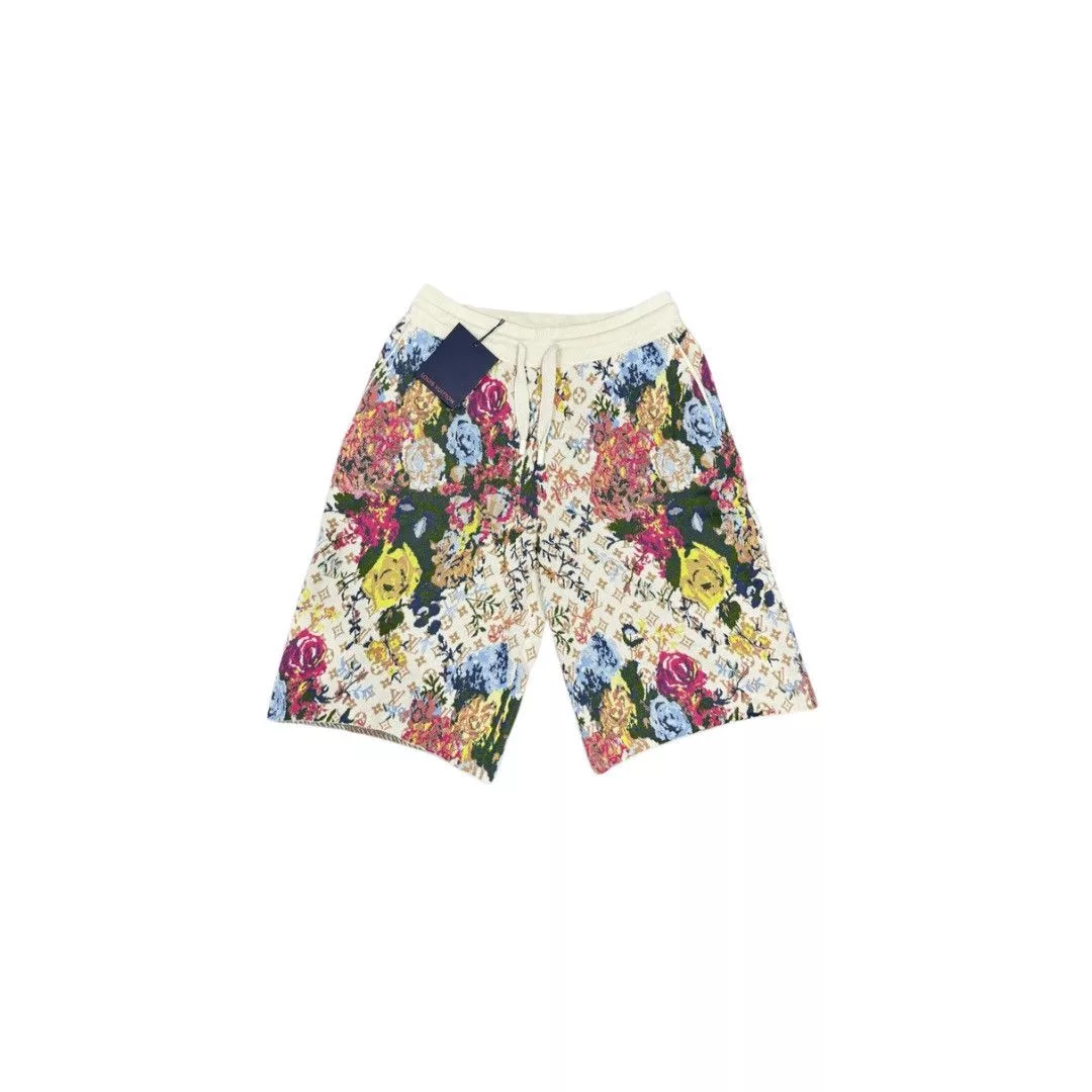 Louis Vuitton Shorts Louis Vuitton × Virgil Abloh Louis Vuitton Flower Graphic Jacquard Shorts Multi