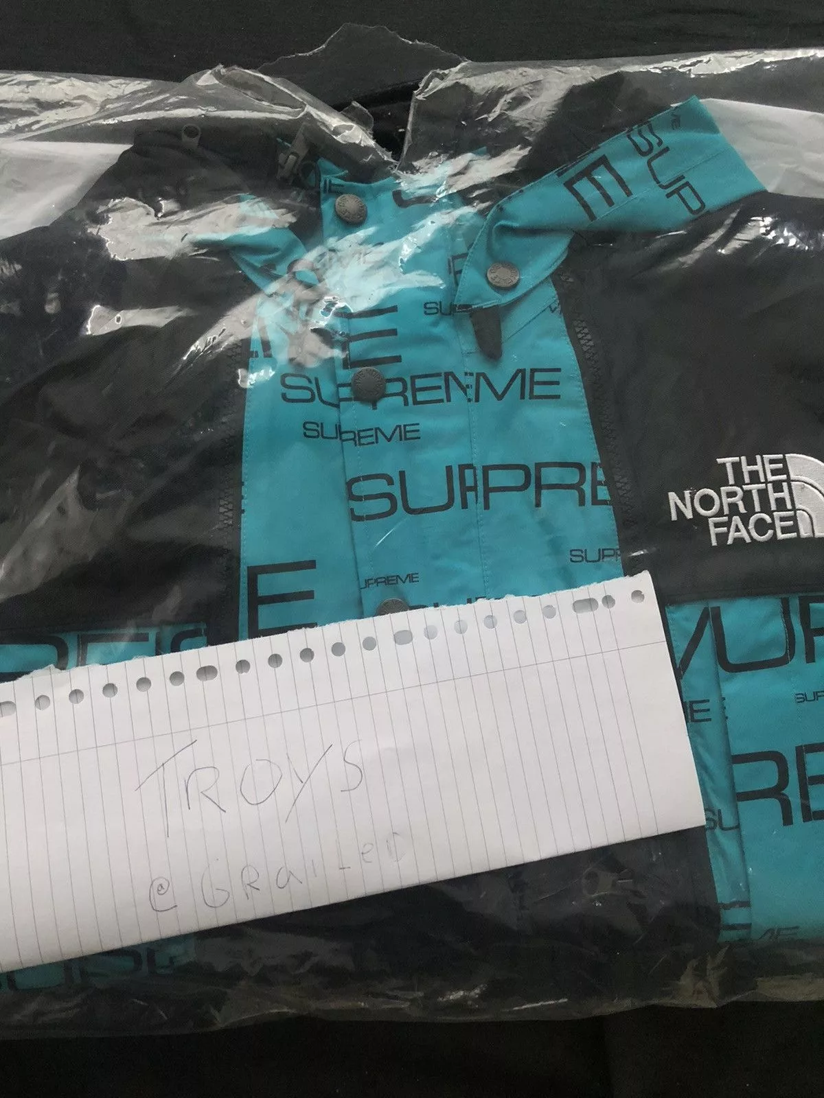 Supreme Light Jackets Supreme × The North Face Steep tech teal Blue