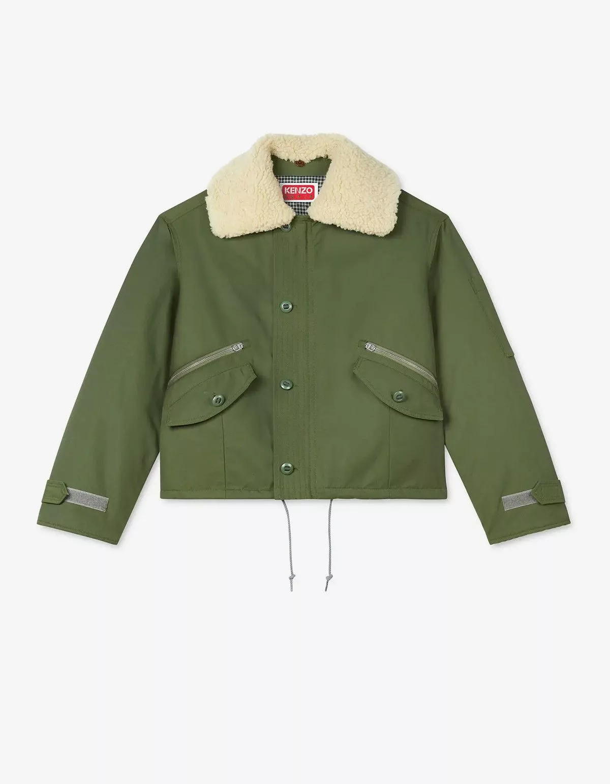 Kenzo Light Jackets Kenzo Green Army Flight Jacket
