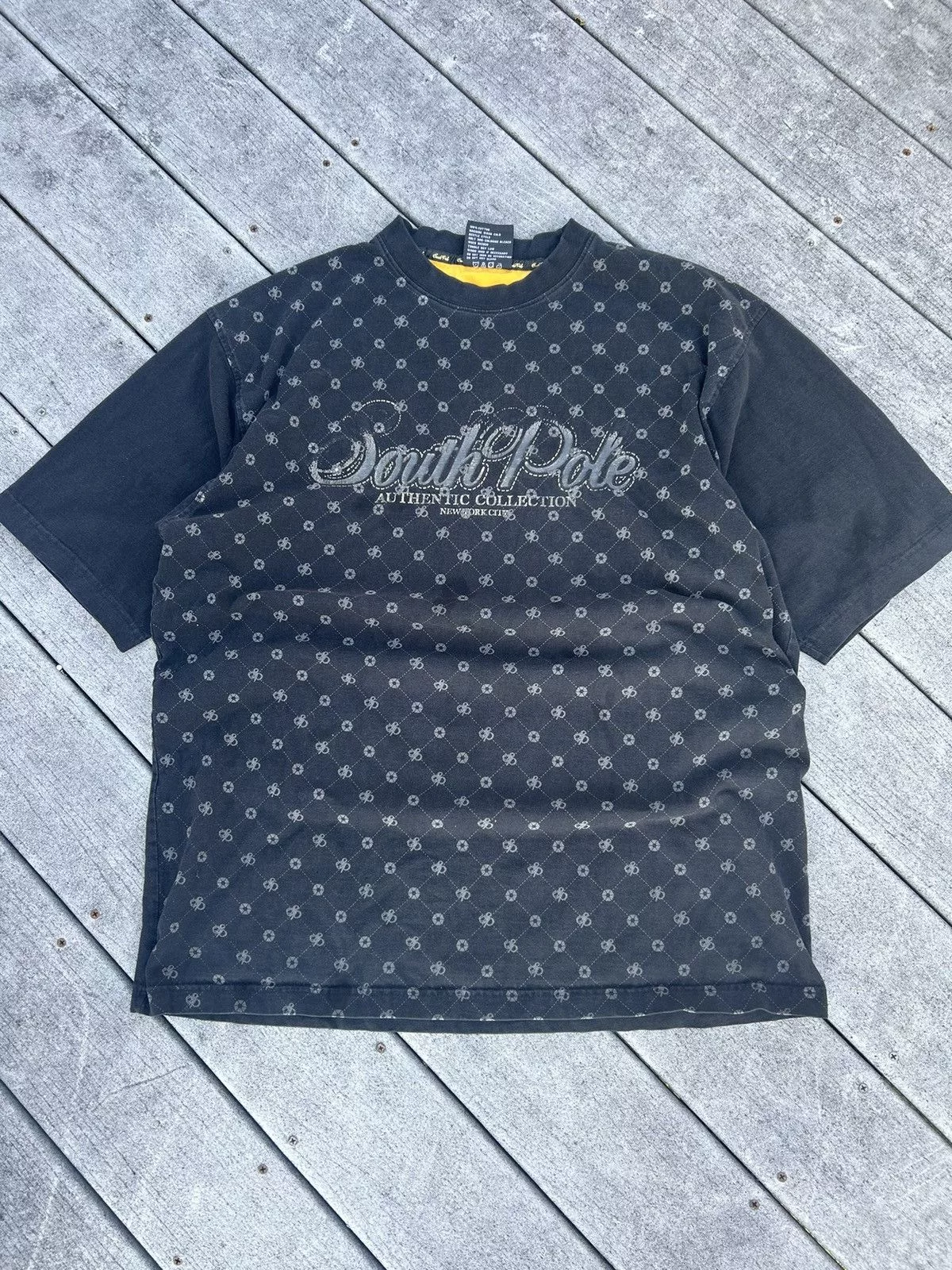 Southpole Short Sleeve T Shirts Southpole × Vintage Y2K Southpole shirt Black Streetwear