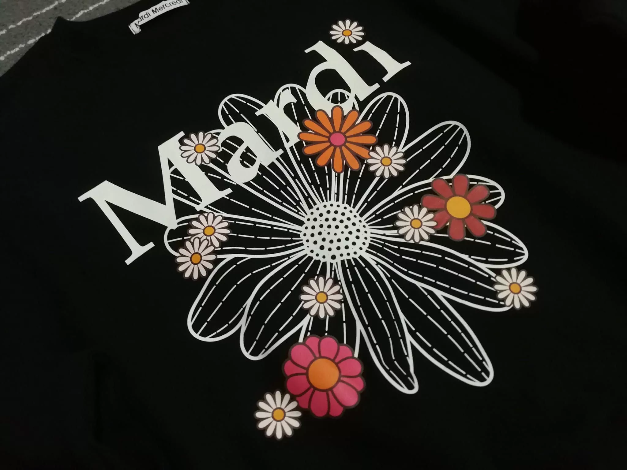 Designer Sweatshirts Designer Mardi Mercredi sweatshirt black L