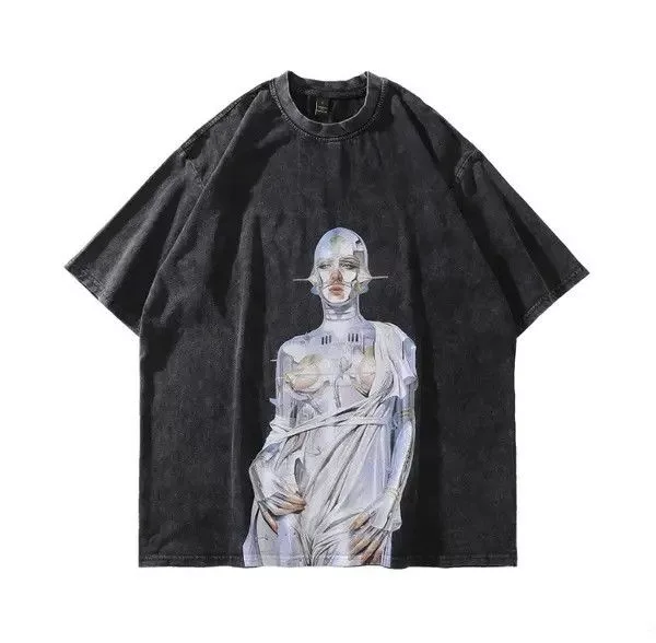Individualized Shirts Short Sleeve T Shirts Individualized Shirts × Japanese Brand Lsd Oversize T-Shirt Black