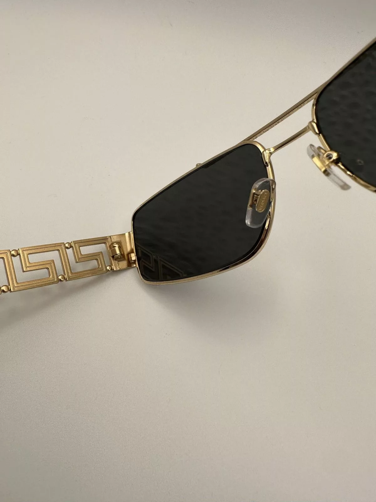 Versace Sunglasses Versace Monogram Statement Sunglasses Gold