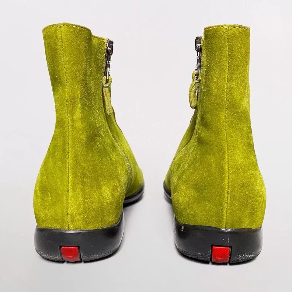 Prada Boots Prada × Vintage prada vintage ankle boots Green