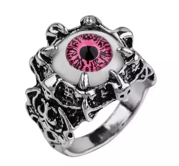 Japanese Brand Jewelry Watches Japanese Brand × Vintage Jaws eyes ring Silver Streetwear