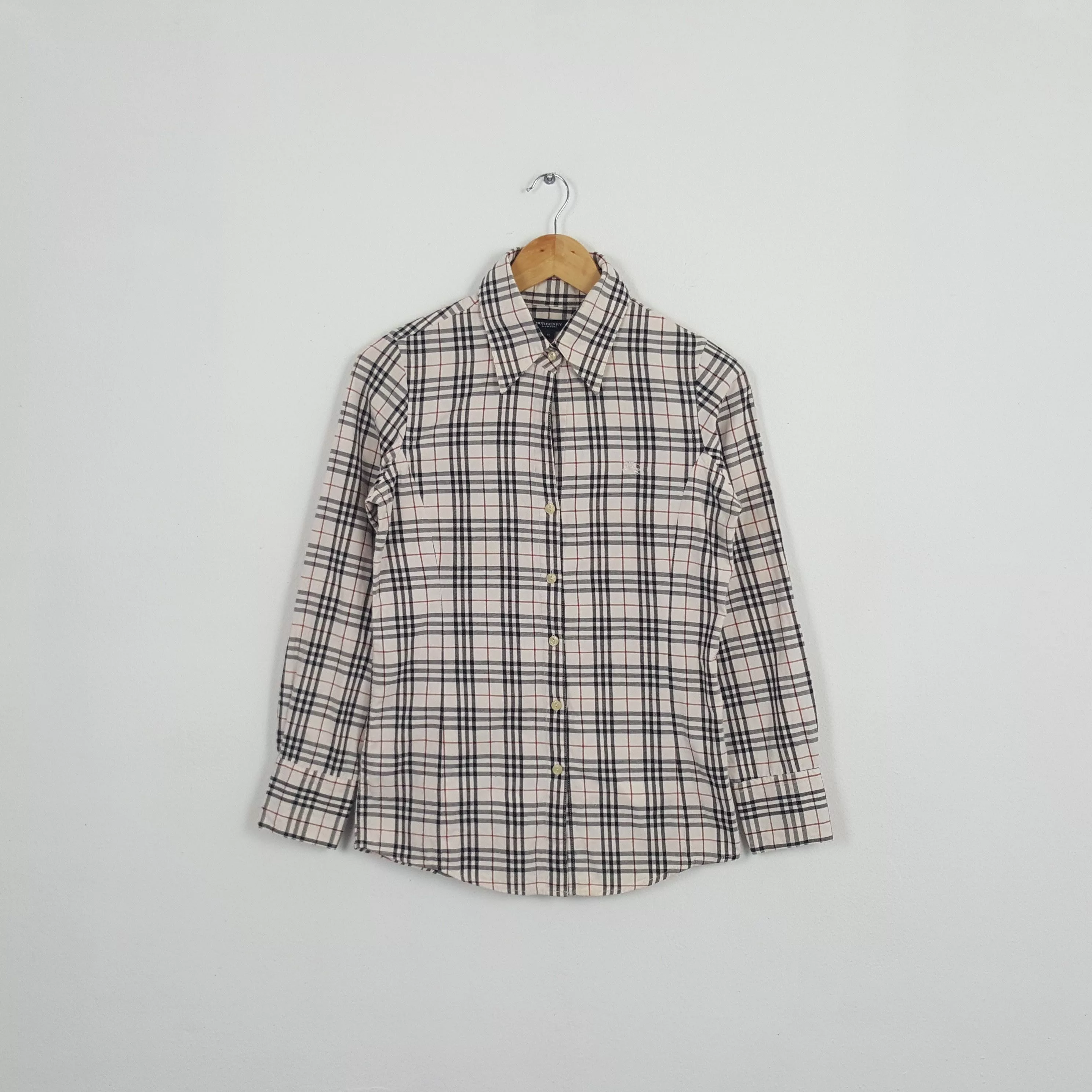 Burberry Button Ups Burberry × Vintage Vintage Burberry Shirt Button up Pink
