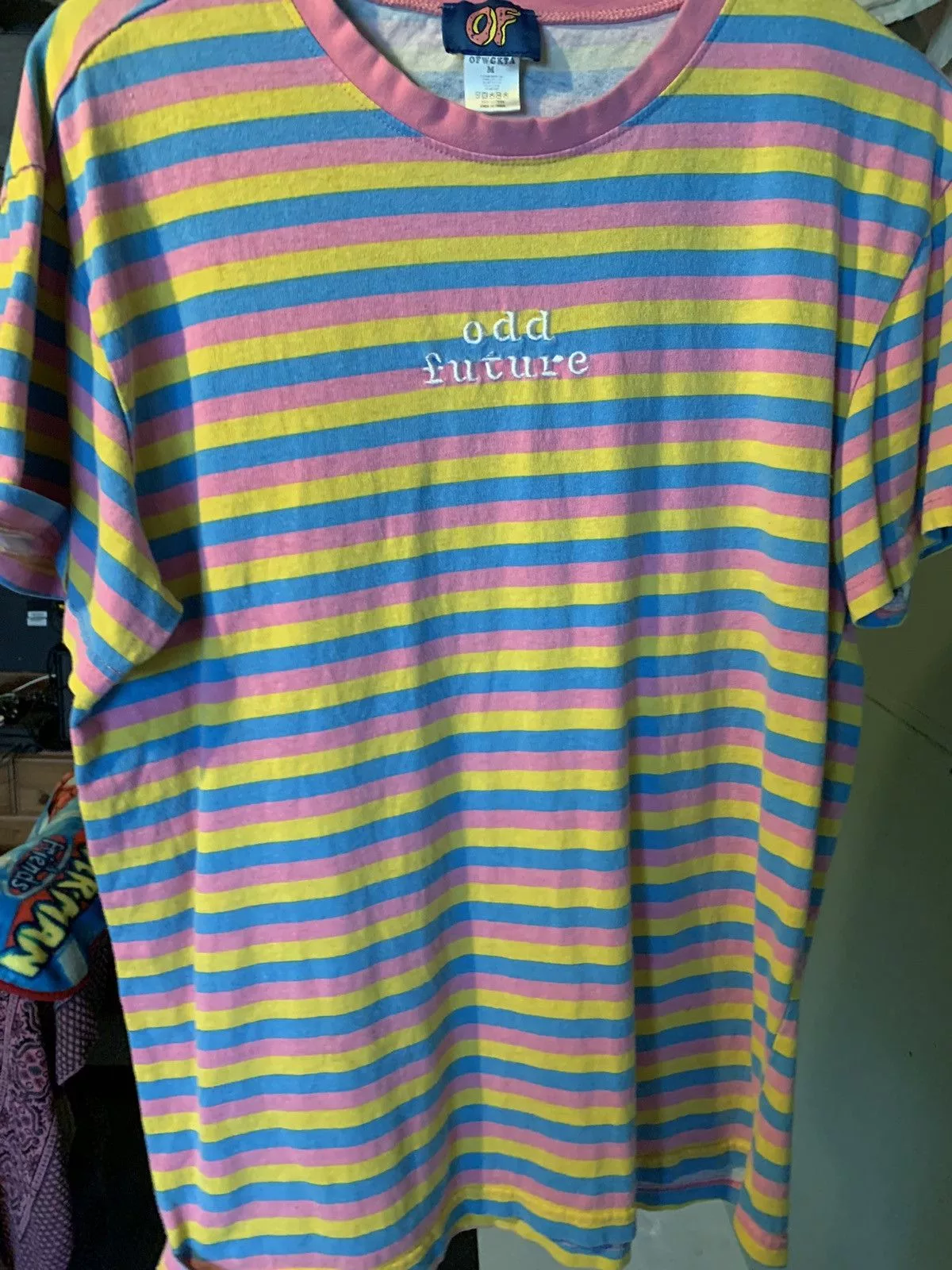 Odd Future Short Sleeve T Shirts Odd Future × Vintage Original Odd Future design Pink Streetwear