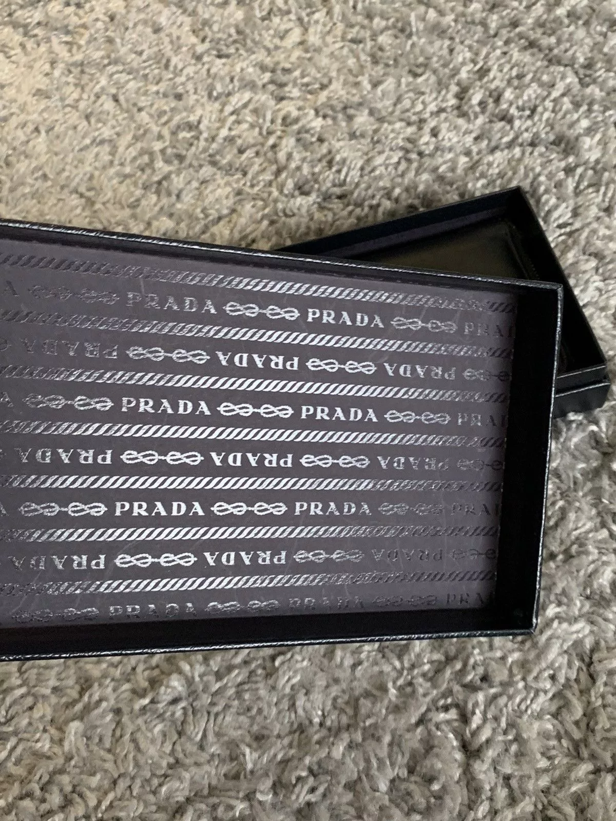 Prada Wallets Prada black leather wallet purse with box