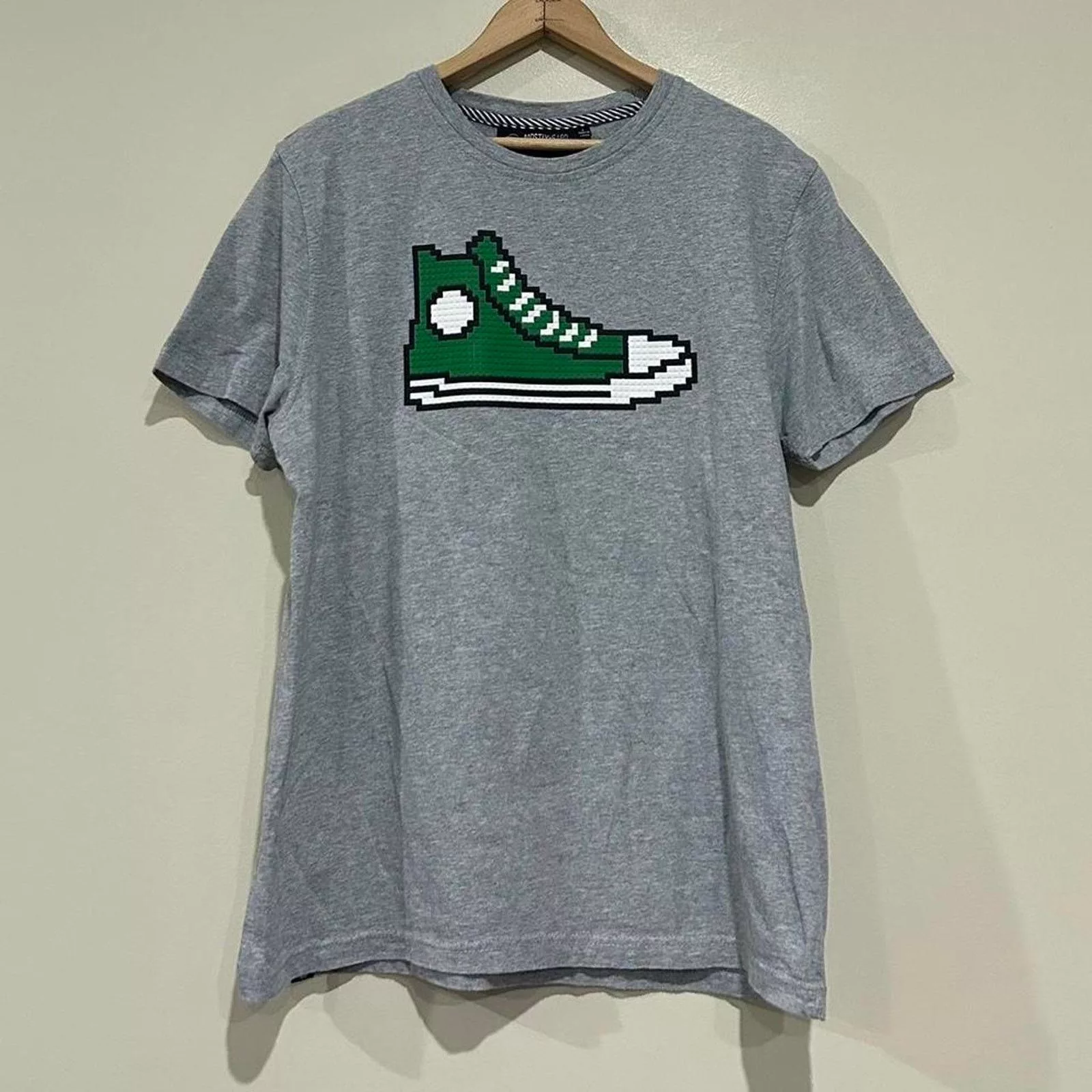 Mostly Heard Rarely Seen Short Sleeve T Shirts Mostly Heard Rarely Seen Converse Shoe Tee Shirt Gray
