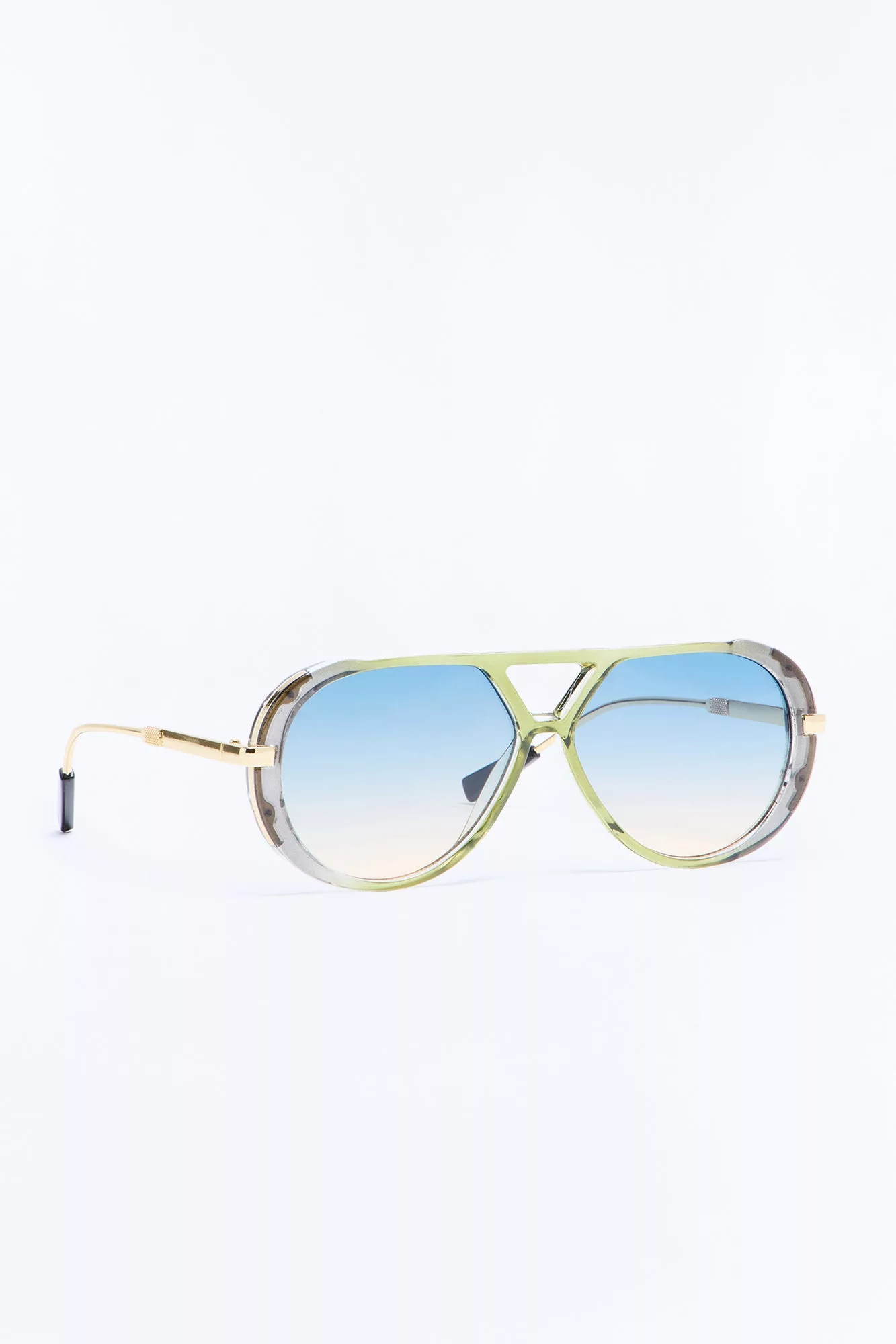 Lightning Wave Sunglasses - Green/combo