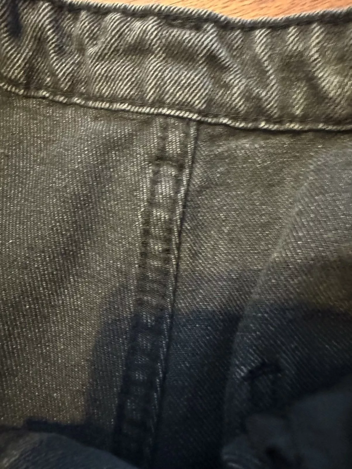 Vintage Denim Vintage Cargo Denim Pants Black