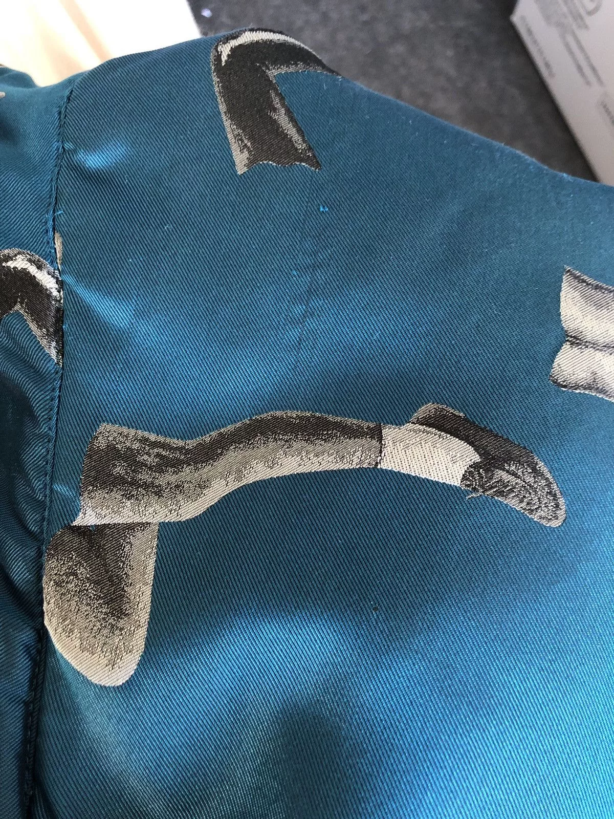 Jean Paul Gaultier Heavy Coats Jean Paul Gaultier aw 92 french cancan kimono coat Blue