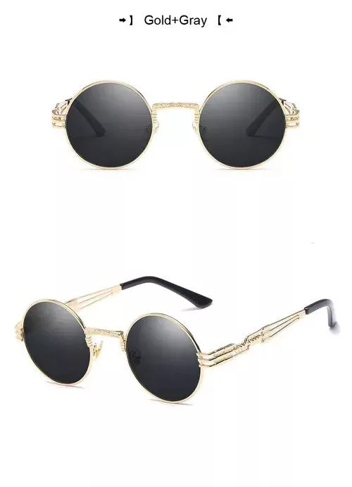 Electric Visual Glasses Electric Visual Vintage Retro Style Punk Sun Glasses Black