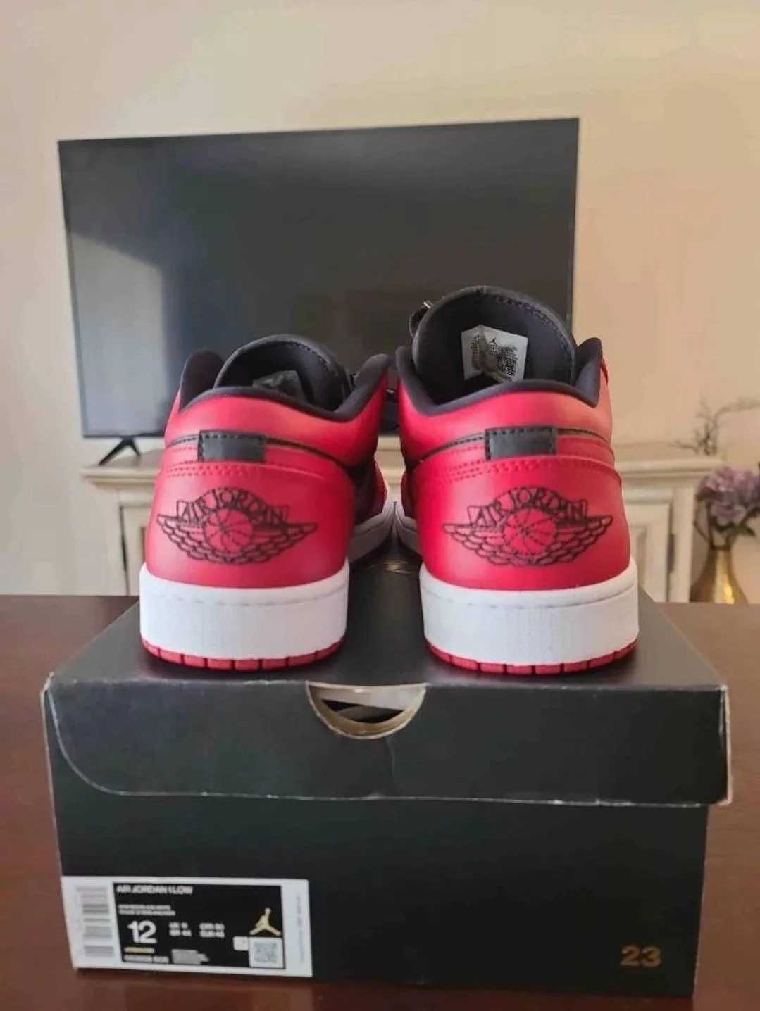 Nike Low Top Sneakers Nike Air Jordan 1 Low Reverse Bred Black