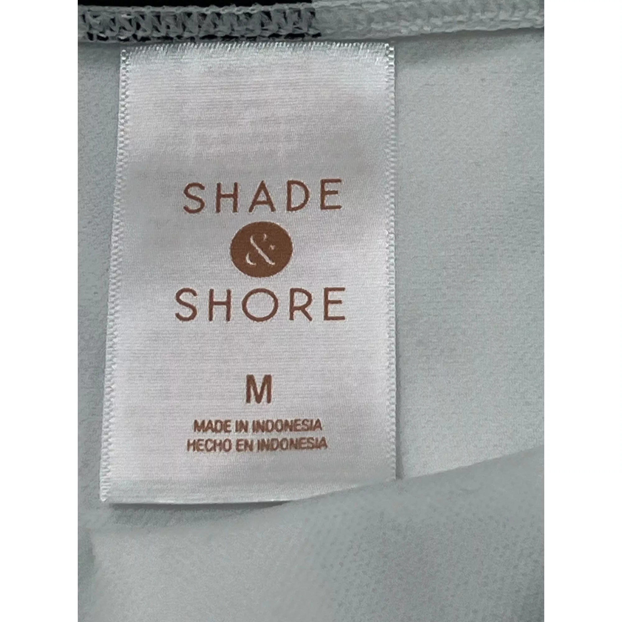 Other Socks Intimates Other Shade & Shore -Women's Striped Medium Coverage Bikini Bottom White