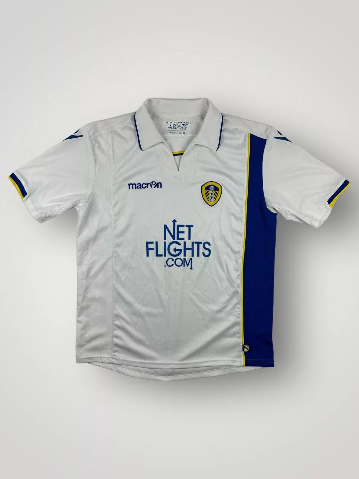 Macron Jerseys Leeds United 2009 - 2010 Home Football shirt Macron jersey White