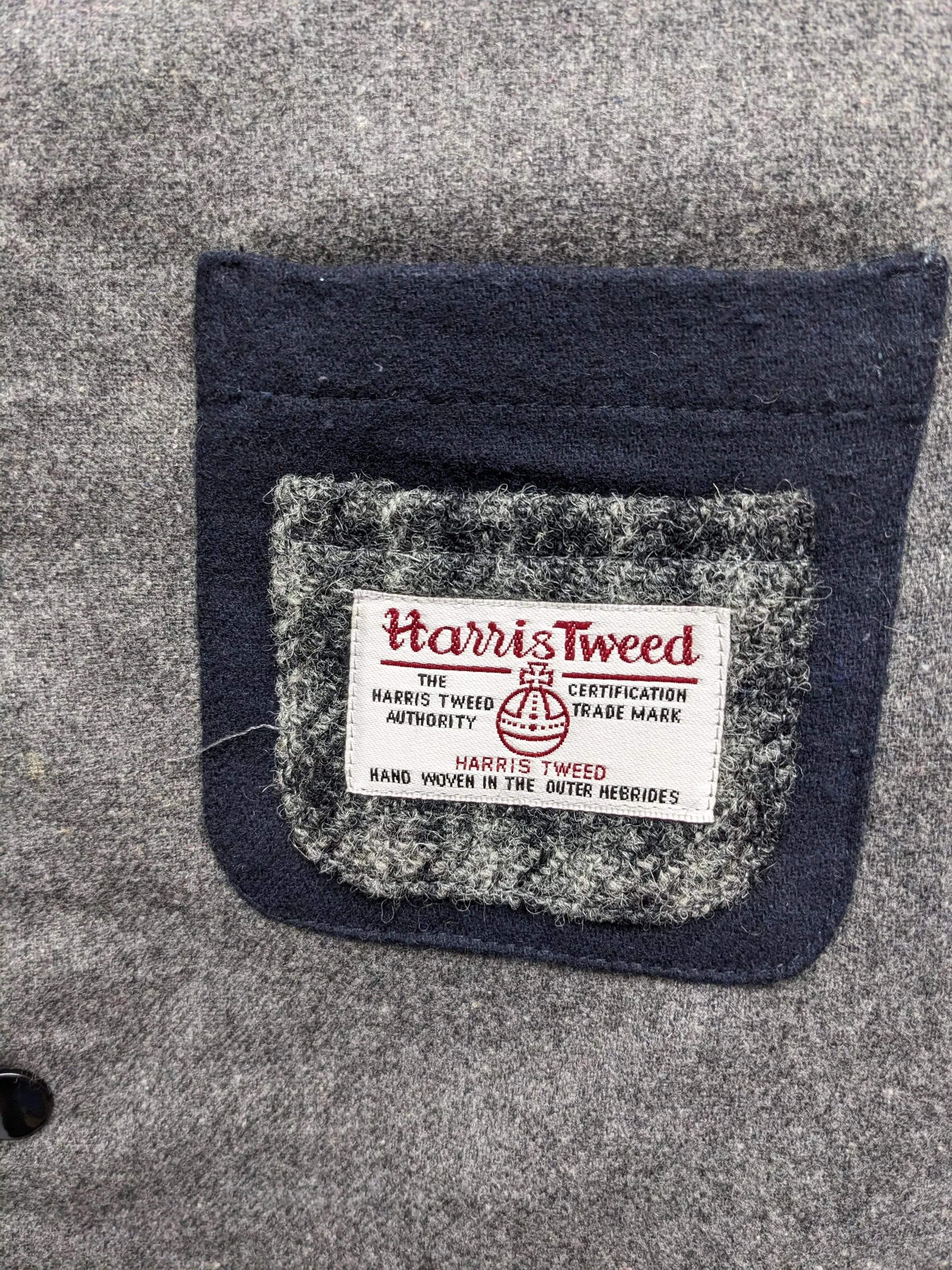 Harris Tweed Light Jackets Harris Tweed HARIS TWEED VARSITY JACKET SINGLE POCKET Multi Vintage