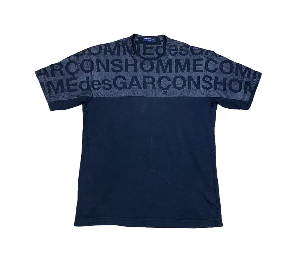 Comme des Garcons Short Sleeve T Shirts Comme des Garcons × Japanese Brand comme des garcons junya watanabe shirt Black Streetwear