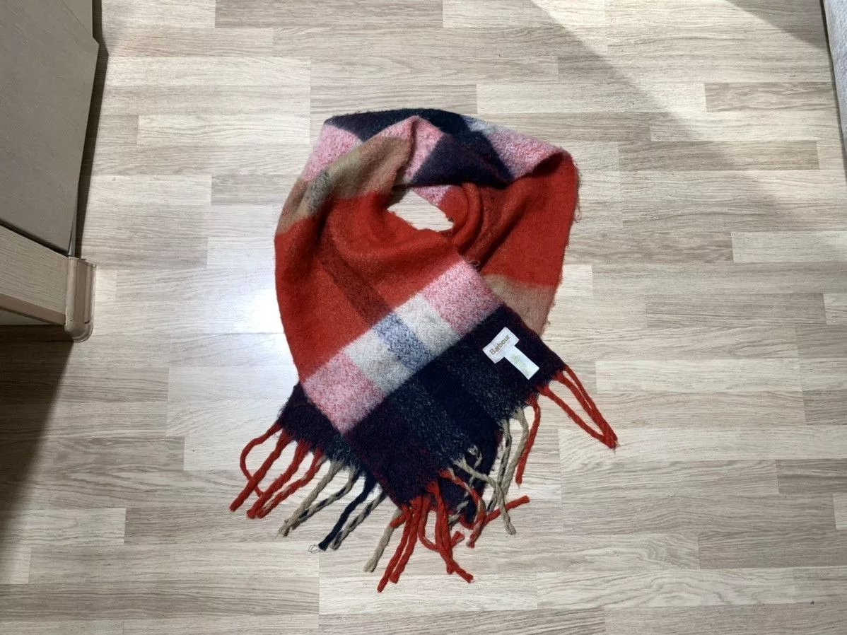 Barbour Scarves Barbour × Designer Barbour big scarf Multi
