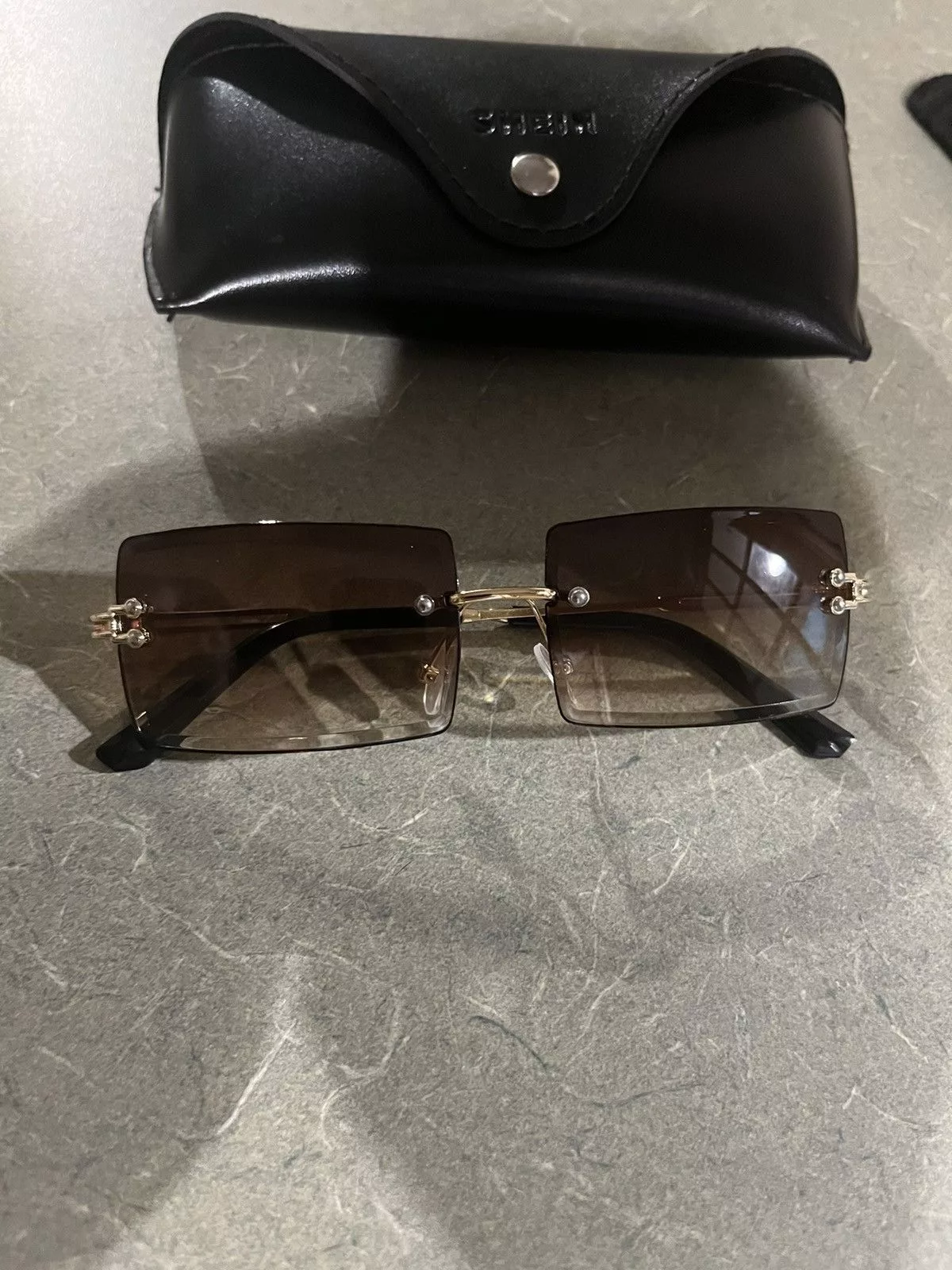 Shein Sunglasses Brown