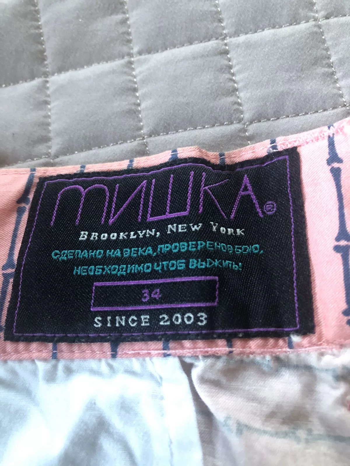 Mishka Shorts Mishka Boneyard shorts Pink